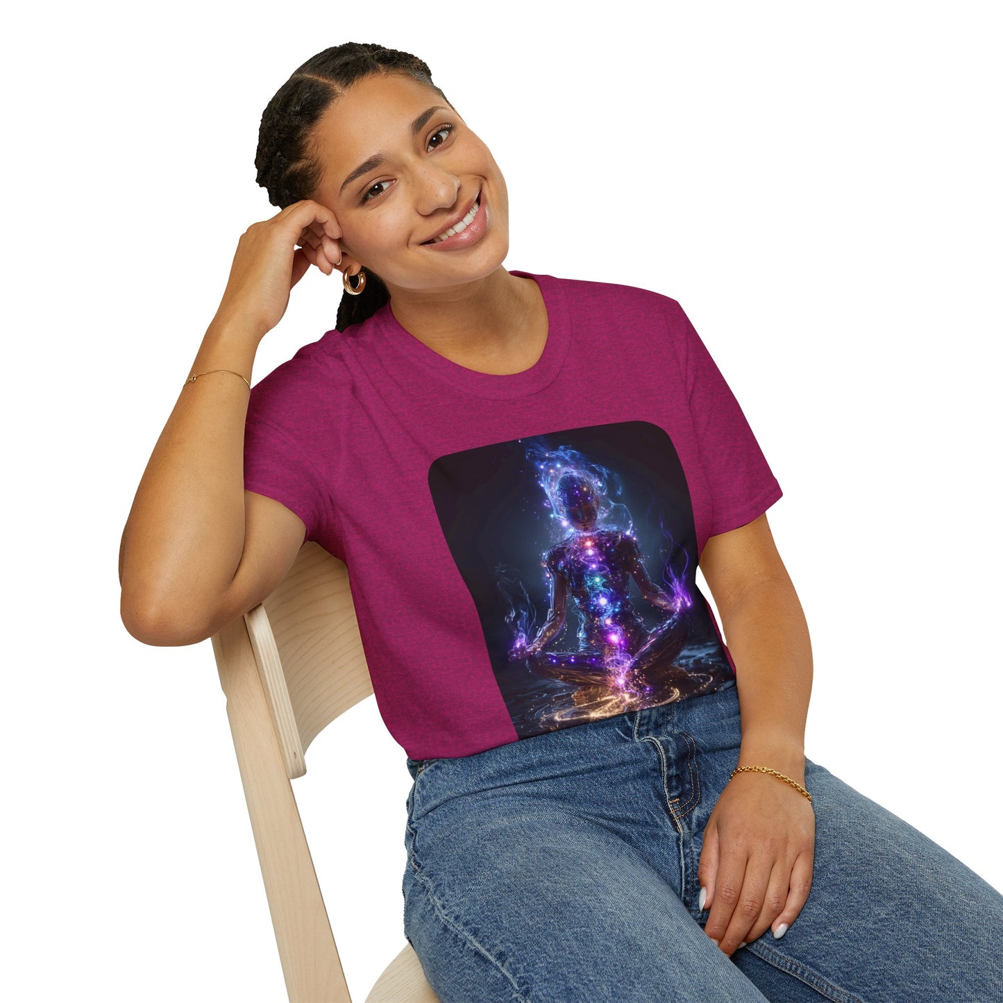 Chakras T-Shirt, Energy Healing Tee, Spiritual Top, Meditation Shirt, Yoga Clothing, Reiki Apparel