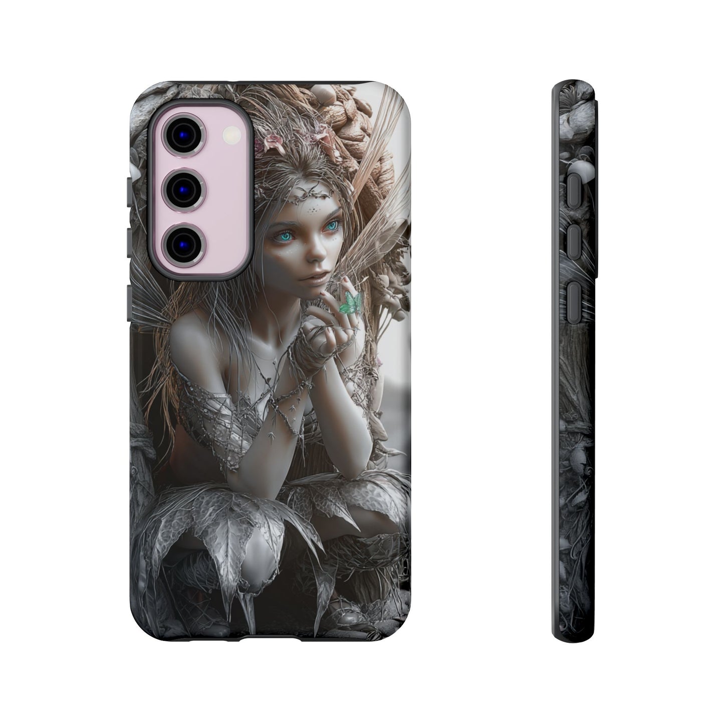 Fantasy Phone Case with Enchanted Fairy Design, Phone Cover, Magical Gift for Women, Boho Style, Nature Lovers, Unique Art
