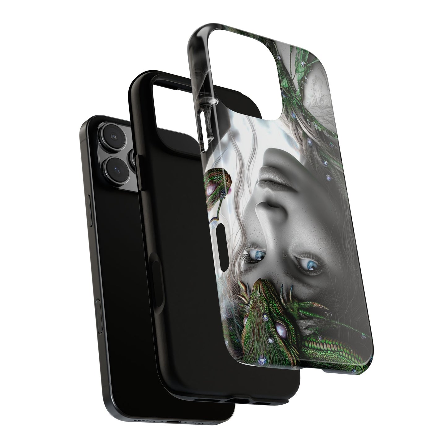 Phone Case with Enchanted Fairy Design, Phone Cover, Magical Gift for Women, Boho Style, Nature Lovers, Unique Art