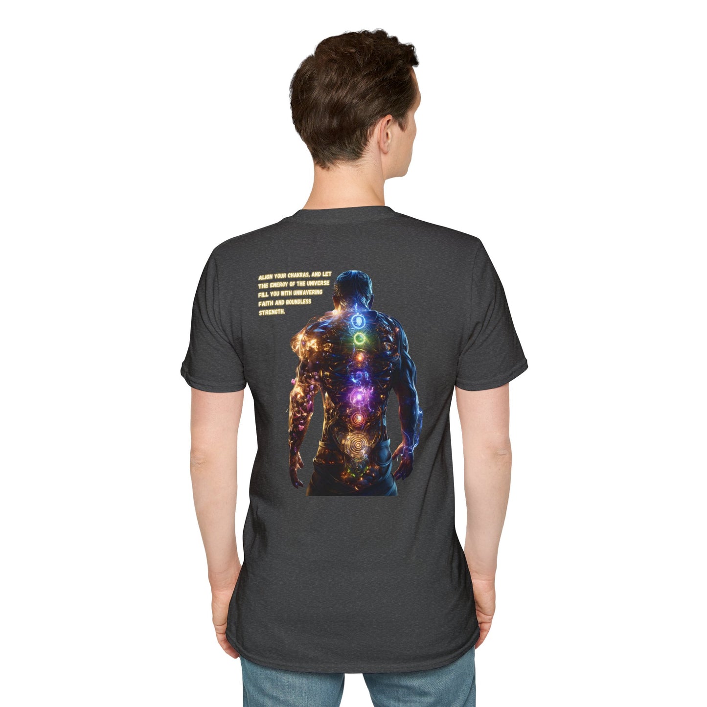 Chakras T-Shirt, Energy Healing Tee, Spiritual Top, Meditation Shirt, Yoga Clothing, Reiki Apparel