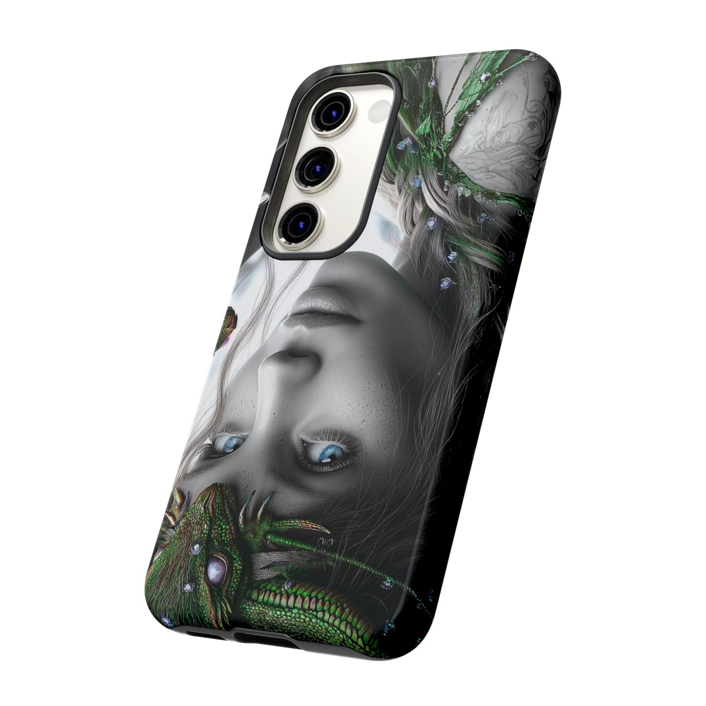 Phone Case with Enchanted Fairy Design, Phone Cover, Magical Gift for Women, Boho Style, Nature Lovers, Unique Art