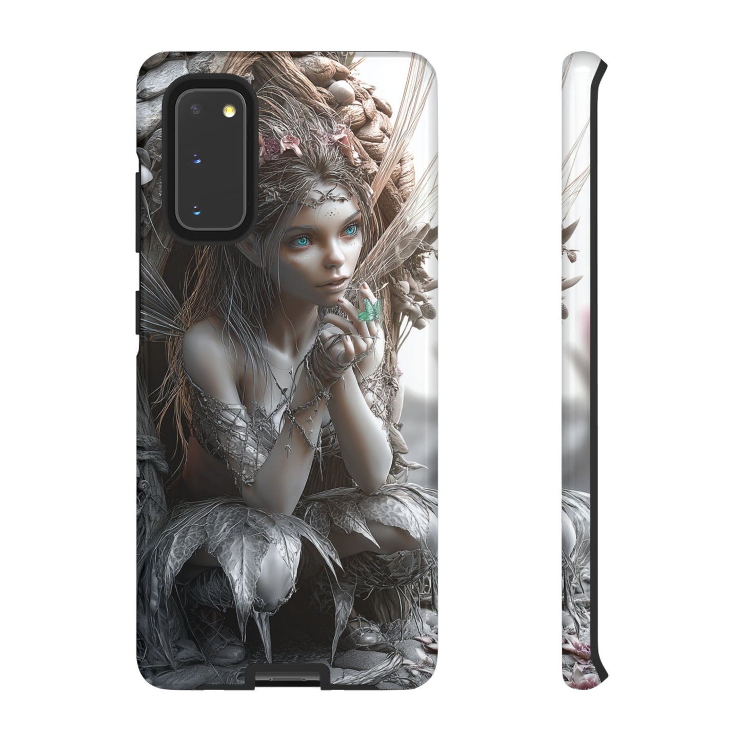 Fantasy Phone Case with Enchanted Fairy Design, Phone Cover, Magical Gift for Women, Boho Style, Nature Lovers, Unique Art