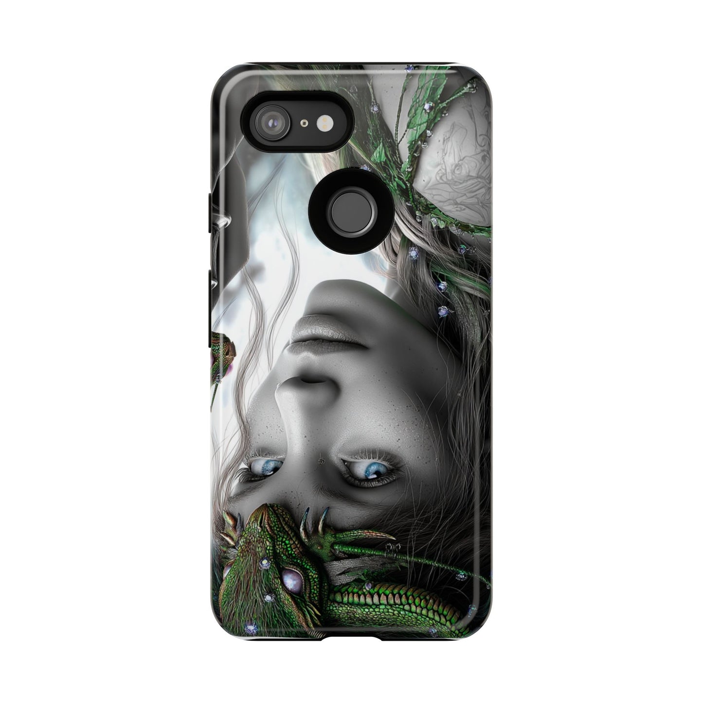 Phone Case with Enchanted Fairy Design, Phone Cover, Magical Gift for Women, Boho Style, Nature Lovers, Unique Art