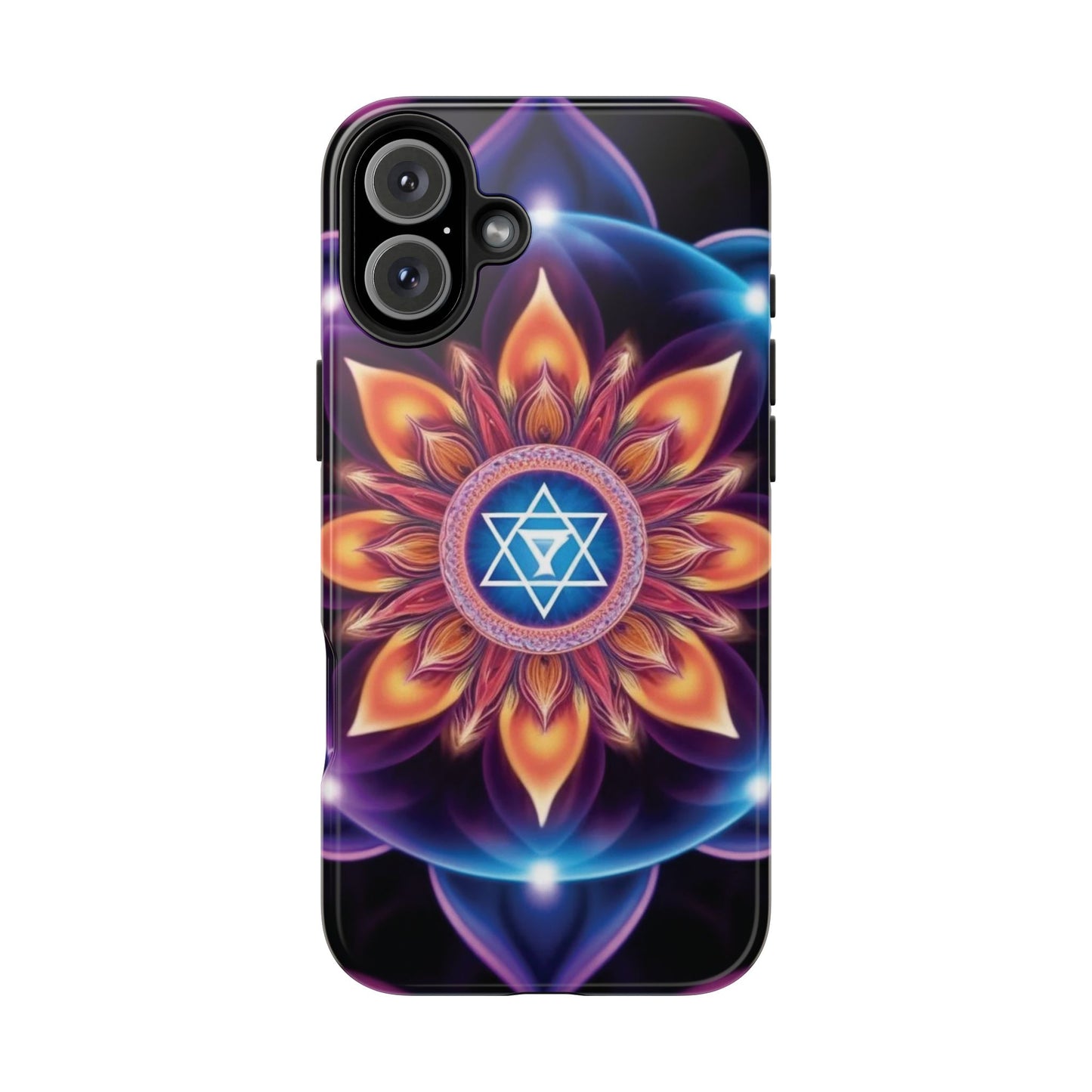 Bohemian Mandala Tough Phone Case | Vibrant Art Design, Protective Cover, Gift for Her, Spiritual Decor, Trendy Phone Accessory