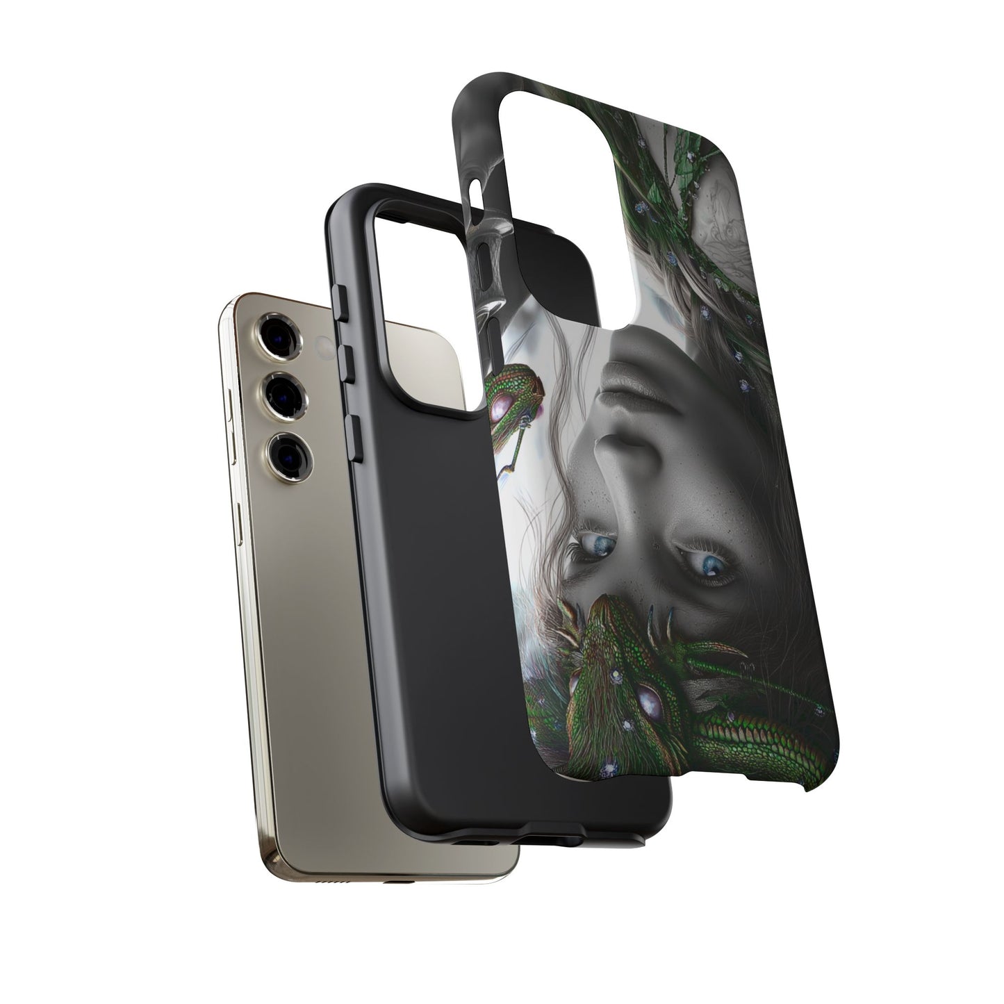 Phone Case with Enchanted Fairy Design, Phone Cover, Magical Gift for Women, Boho Style, Nature Lovers, Unique Art