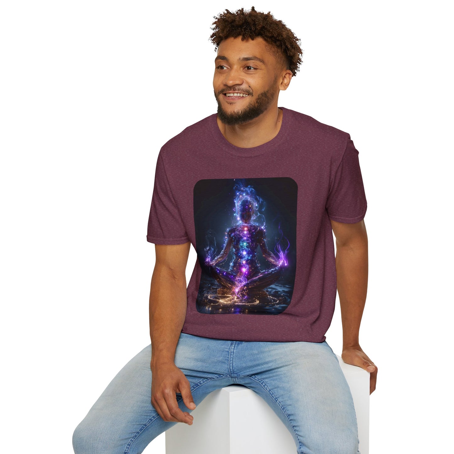 Chakras T-Shirt, Energy Healing Tee, Spiritual Top, Meditation Shirt, Yoga Clothing, Reiki Apparel