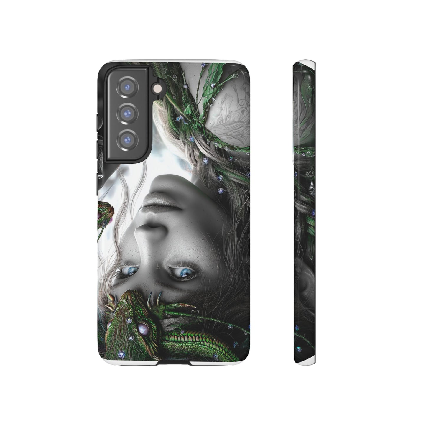 Phone Case with Enchanted Fairy Design, Phone Cover, Magical Gift for Women, Boho Style, Nature Lovers, Unique Art