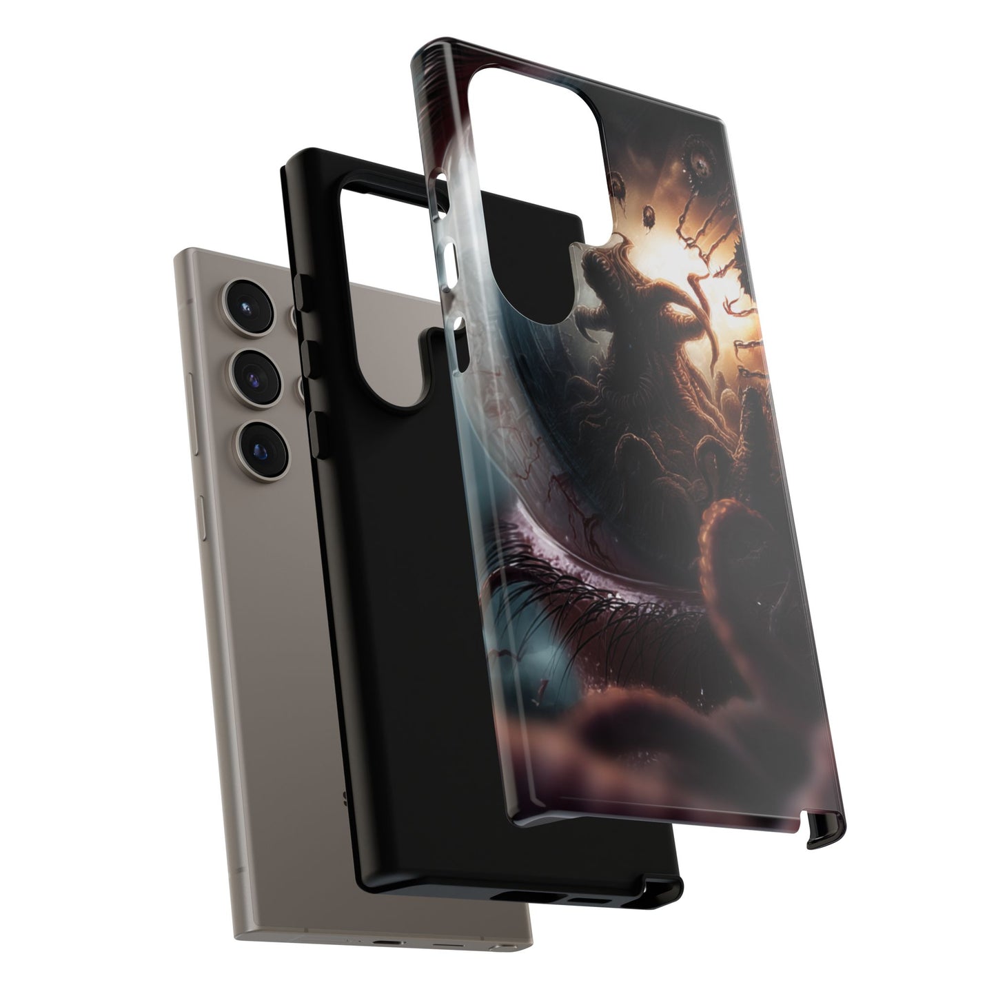 Phone Case: Cosmic Horror Design, Tough Phone Case, Unique Tech Accessory, Gifts for Sci-Fi Lovers, Halloween Decor