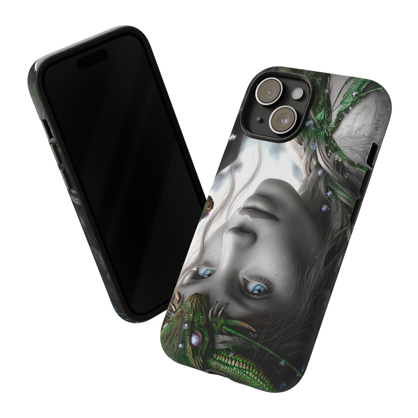 Phone Case with Enchanted Fairy Design, Phone Cover, Magical Gift for Women, Boho Style, Nature Lovers, Unique Art