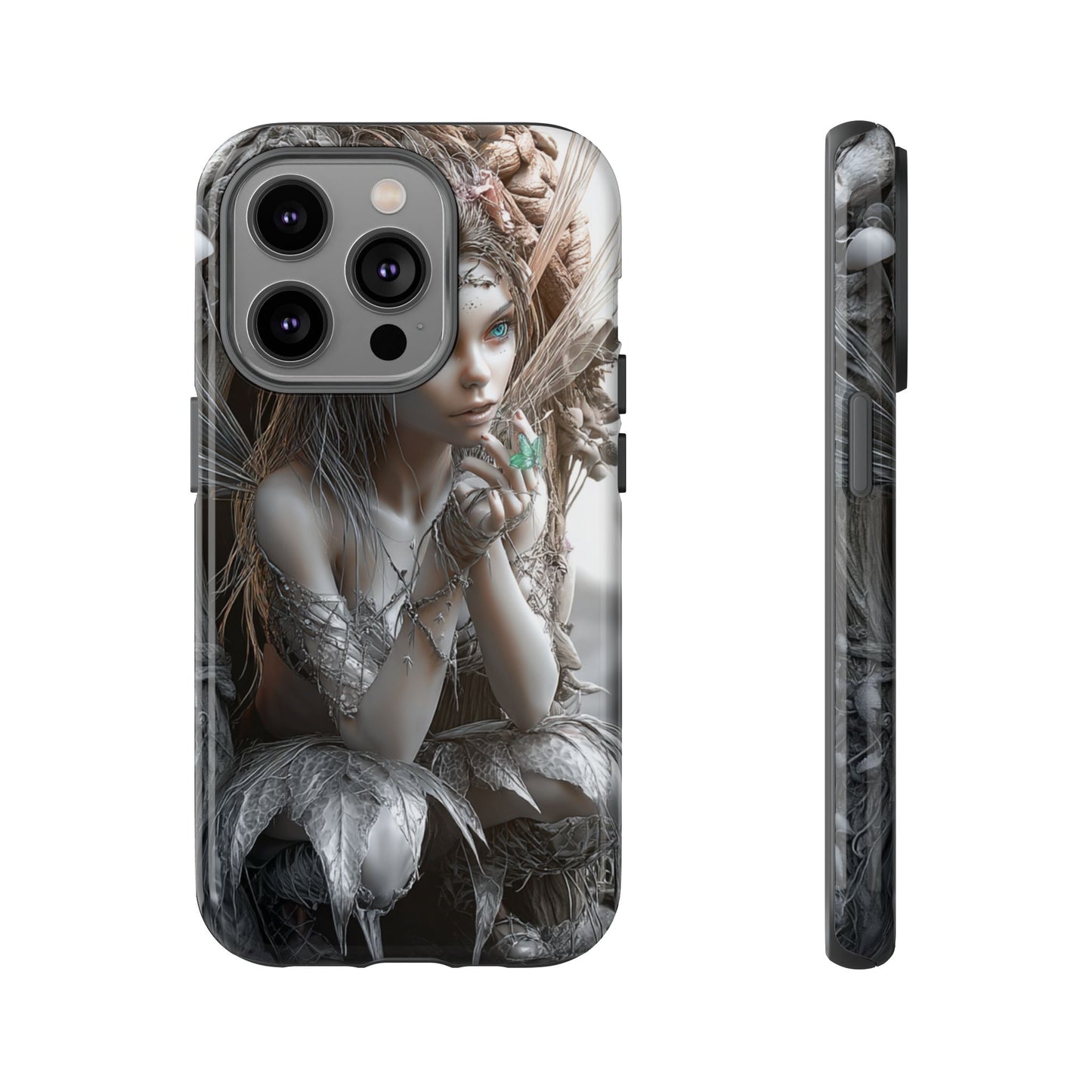 Fantasy Phone Case with Enchanted Fairy Design, Phone Cover, Magical Gift for Women, Boho Style, Nature Lovers, Unique Art