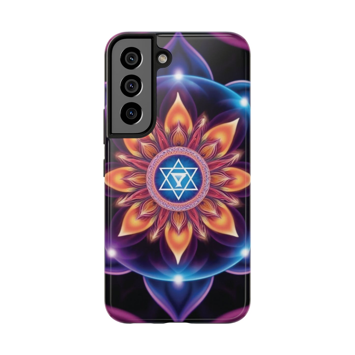 Bohemian Mandala Tough Phone Case | Vibrant Art Design, Protective Cover, Gift for Her, Spiritual Decor, Trendy Phone Accessory