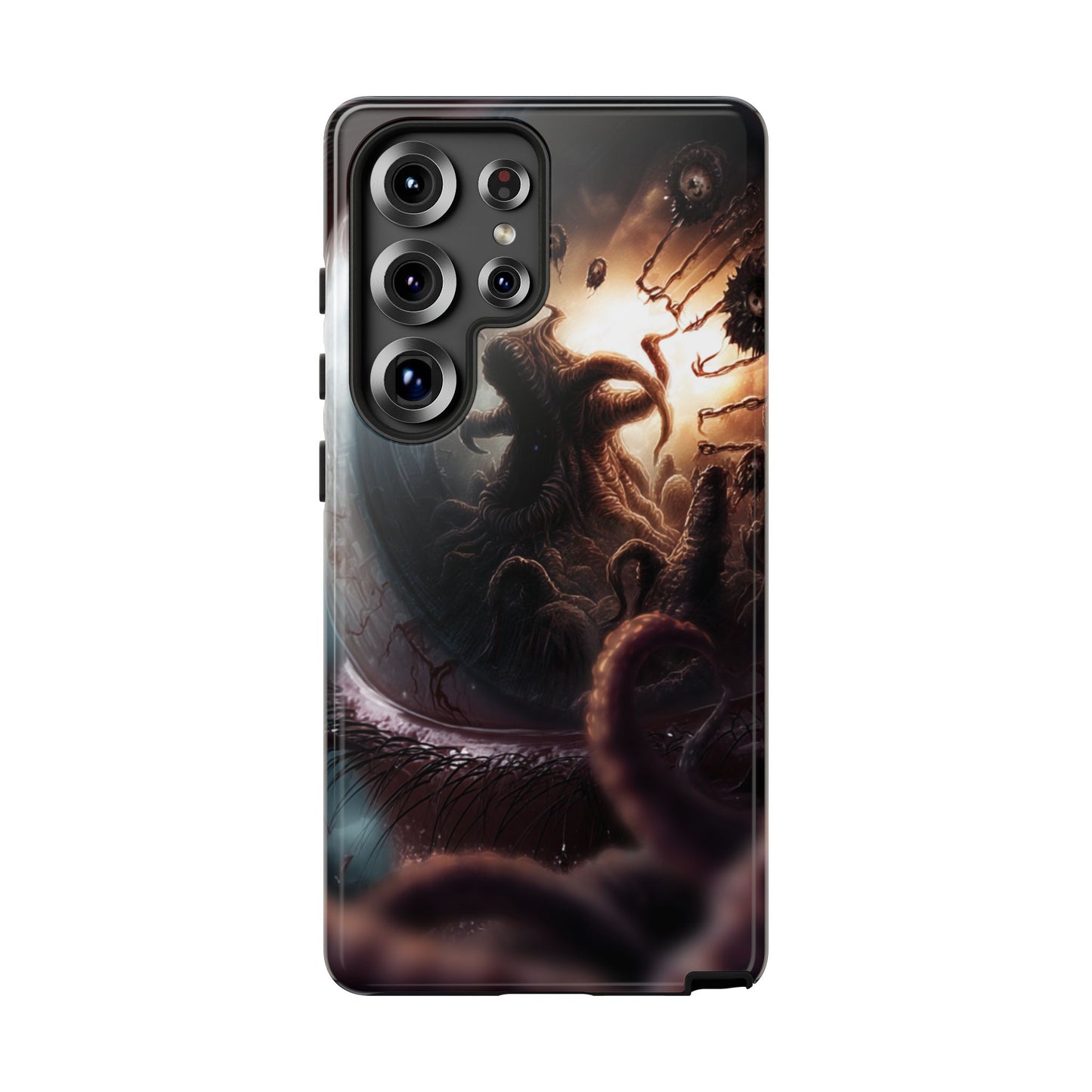 Phone Case: Cosmic Horror Design, Tough Phone Case, Unique Tech Accessory, Gifts for Sci-Fi Lovers, Halloween Decor