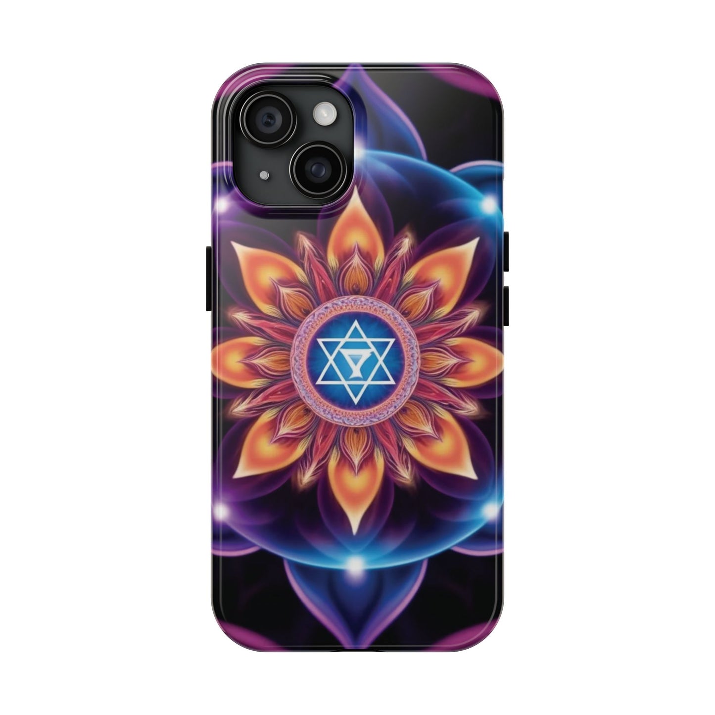 Bohemian Mandala Tough Phone Case | Vibrant Art Design, Protective Cover, Gift for Her, Spiritual Decor, Trendy Phone Accessory