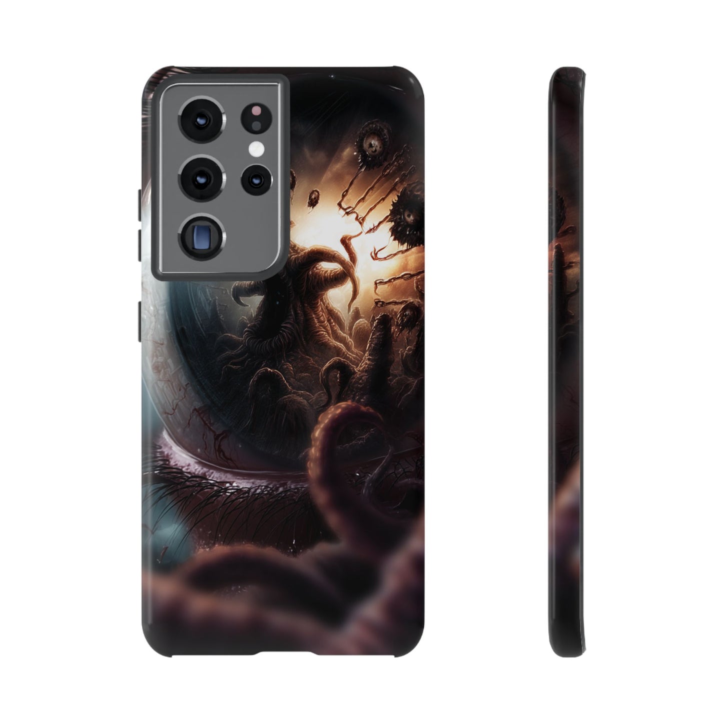 Phone Case: Cosmic Horror Design, Tough Phone Case, Unique Tech Accessory, Gifts for Sci-Fi Lovers, Halloween Decor