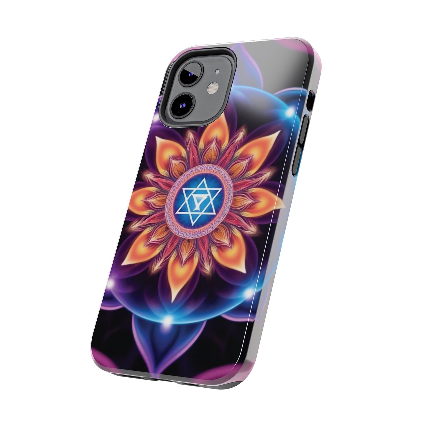 Bohemian Mandala Tough Phone Case | Vibrant Art Design, Protective Cover, Gift for Her, Spiritual Decor, Trendy Phone Accessory