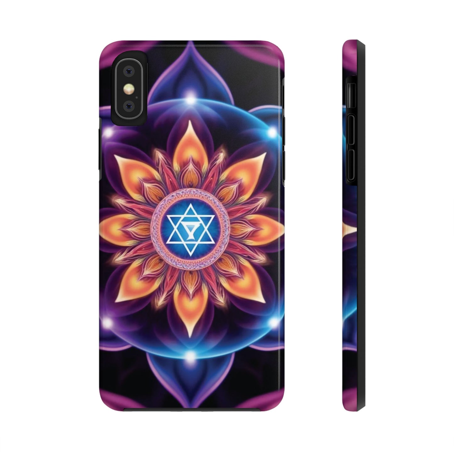 Bohemian Mandala Tough Phone Case | Vibrant Art Design, Protective Cover, Gift for Her, Spiritual Decor, Trendy Phone Accessory