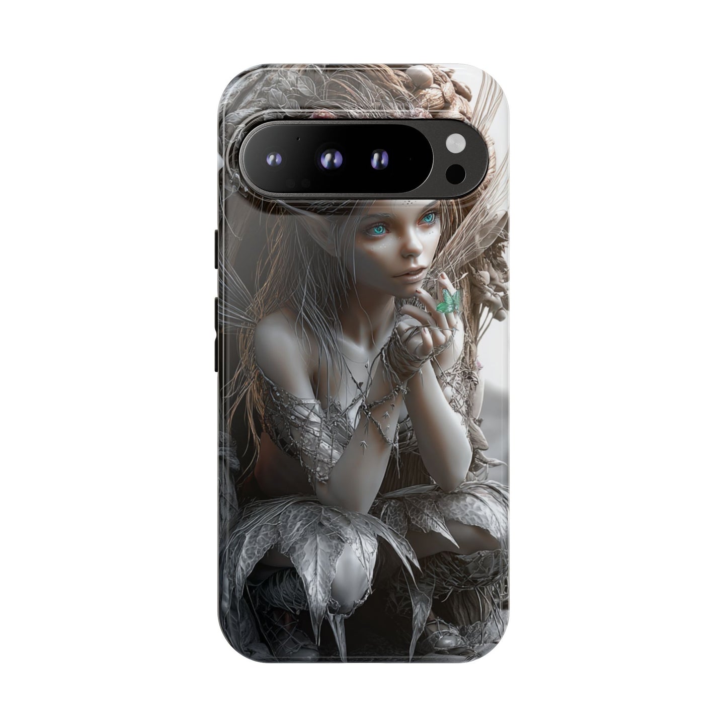 Fantasy Phone Case with Enchanted Fairy Design, Phone Cover, Magical Gift for Women, Boho Style, Nature Lovers, Unique Art