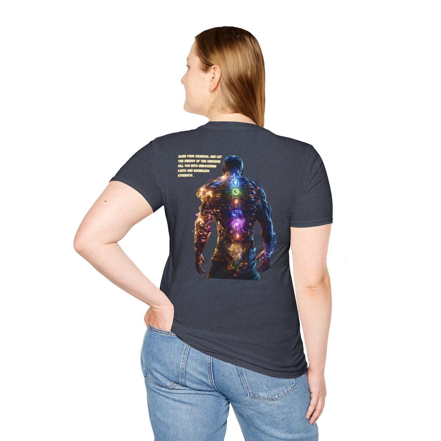 Chakras T-Shirt, Energy Healing Tee, Spiritual Top, Meditation Shirt, Yoga Clothing, Reiki Apparel