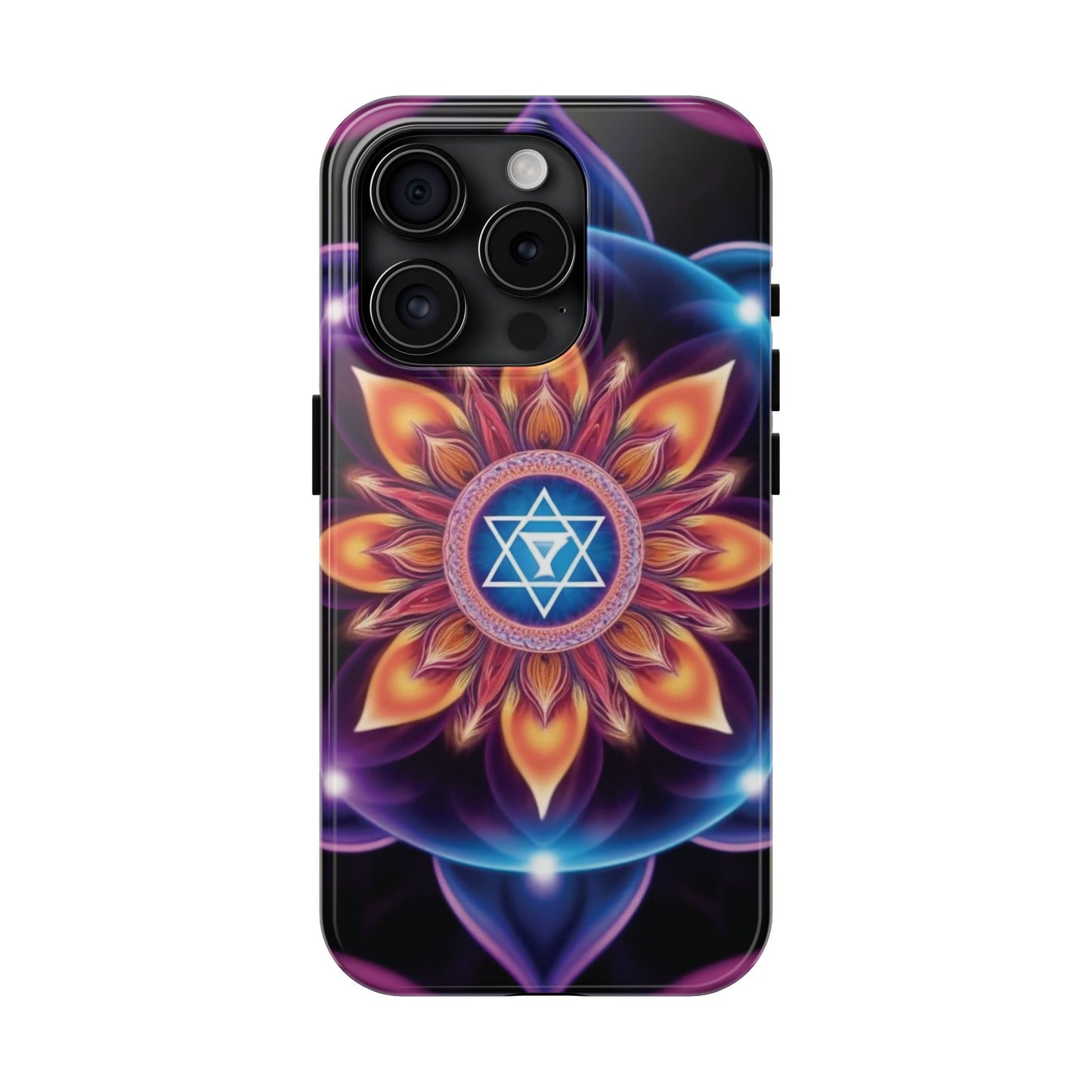 Bohemian Mandala Tough Phone Case | Vibrant Art Design, Protective Cover, Gift for Her, Spiritual Decor, Trendy Phone Accessory