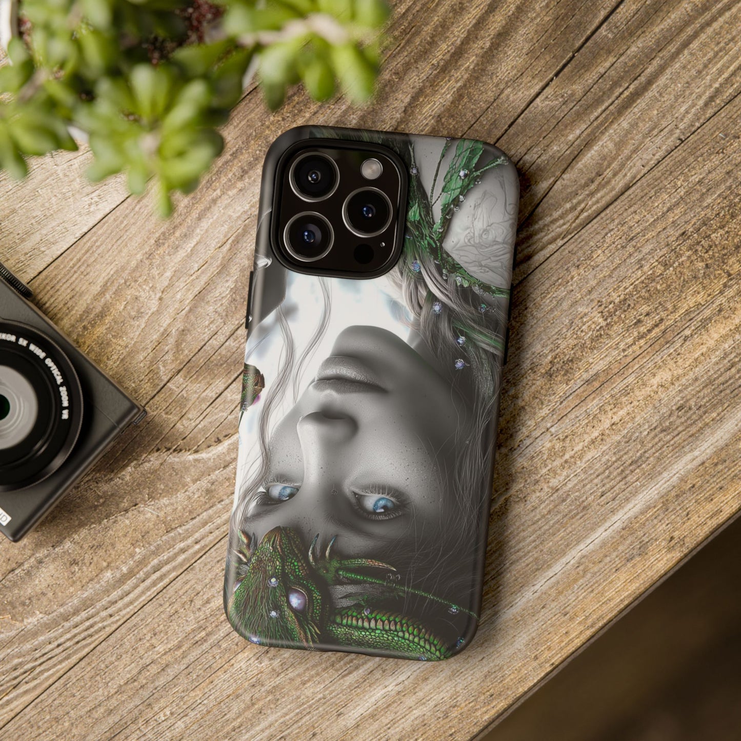 Phone Case with Enchanted Fairy Design, Phone Cover, Magical Gift for Women, Boho Style, Nature Lovers, Unique Art