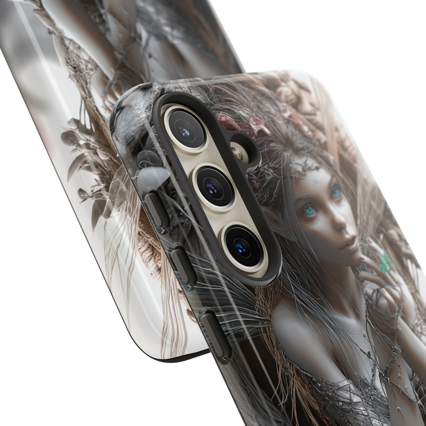 Fantasy Phone Case with Enchanted Fairy Design, Phone Cover, Magical Gift for Women, Boho Style, Nature Lovers, Unique Art