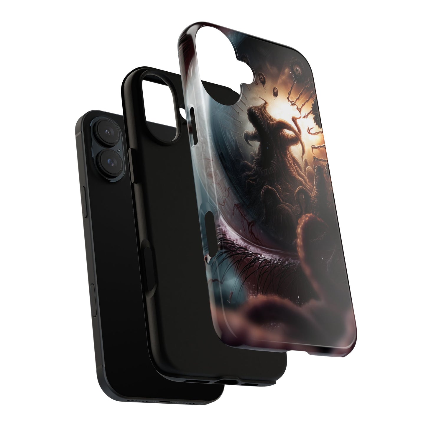 Phone Case: Cosmic Horror Design, Tough Phone Case, Unique Tech Accessory, Gifts for Sci-Fi Lovers, Halloween Decor