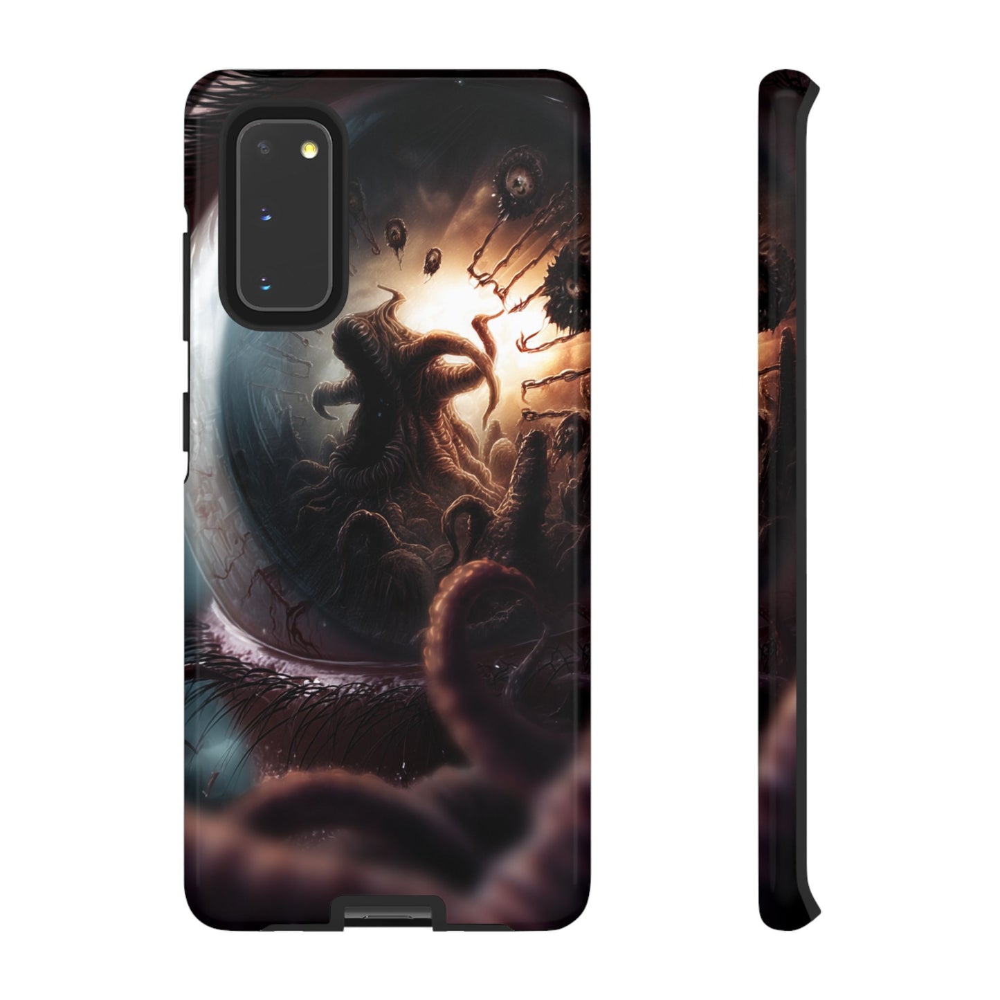 Phone Case: Cosmic Horror Design, Tough Phone Case, Unique Tech Accessory, Gifts for Sci-Fi Lovers, Halloween Decor