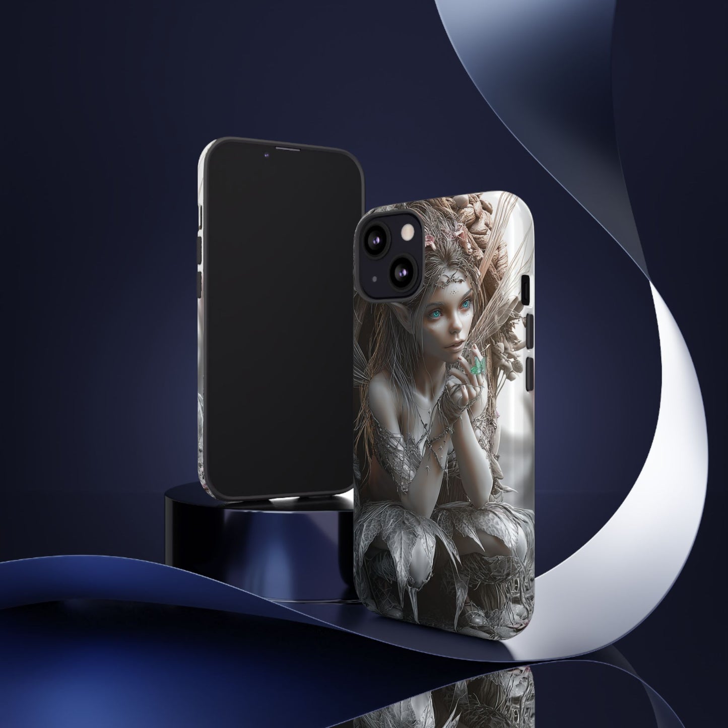 Fantasy Phone Case with Enchanted Fairy Design, Phone Cover, Magical Gift for Women, Boho Style, Nature Lovers, Unique Art