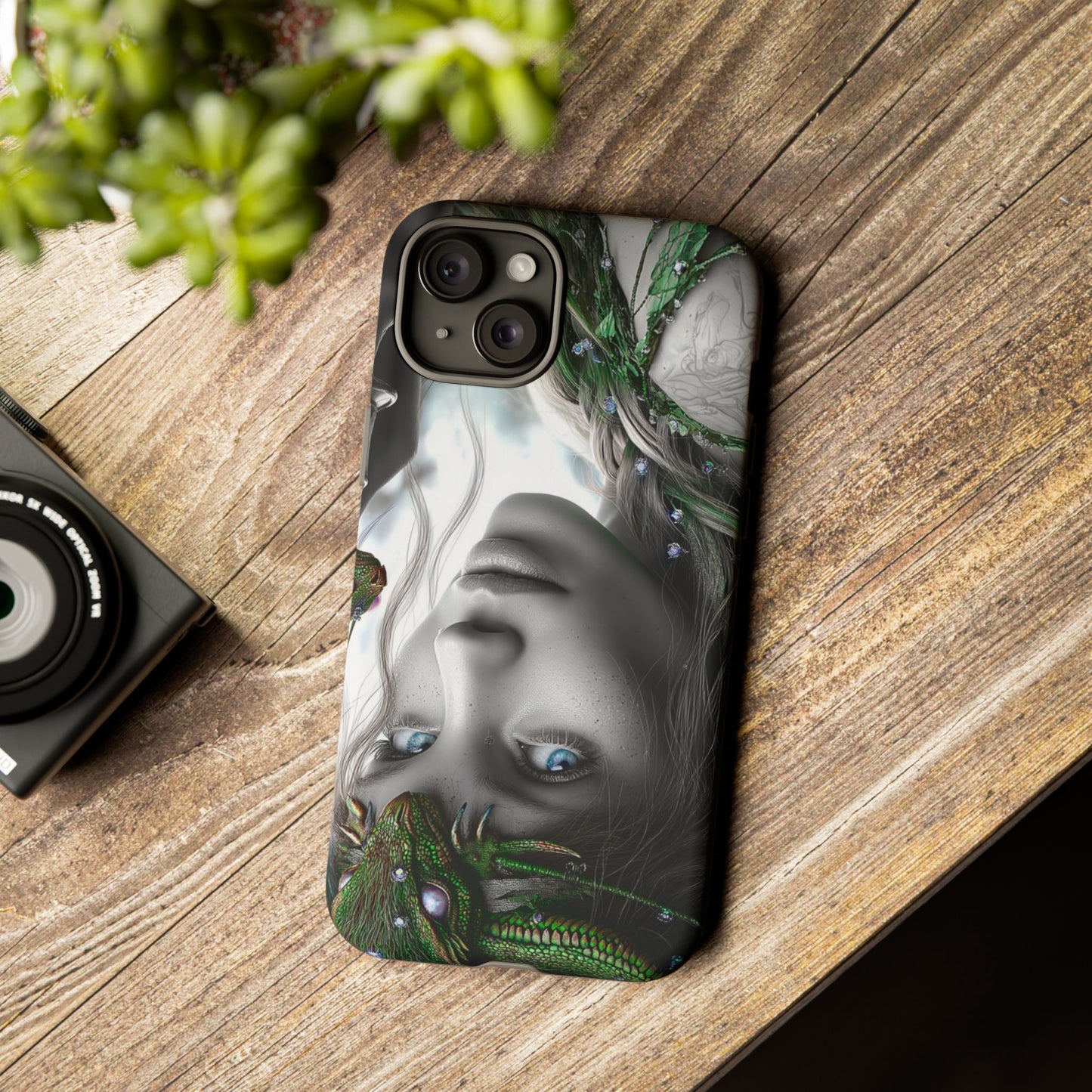 Phone Case with Enchanted Fairy Design, Phone Cover, Magical Gift for Women, Boho Style, Nature Lovers, Unique Art