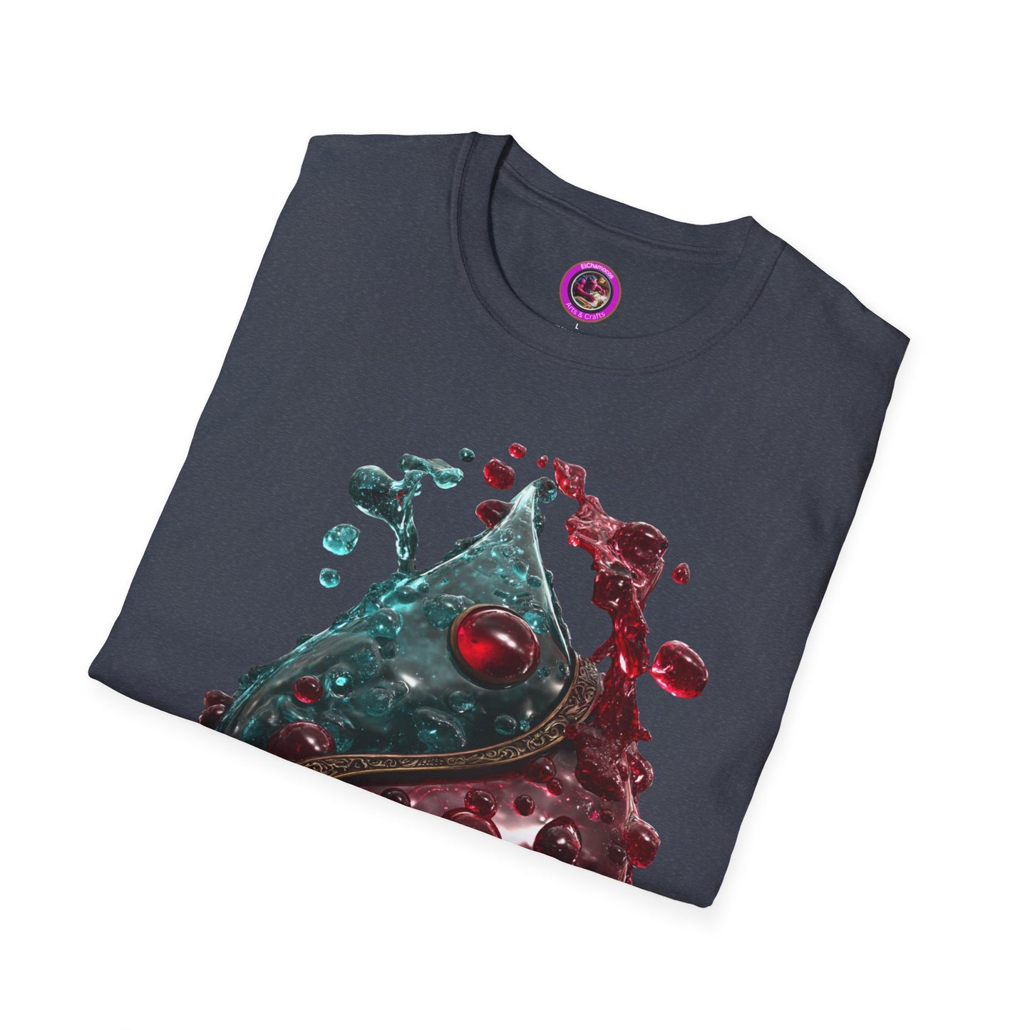 Blood Yin & Yang Unisex Softstyle T-Shirt, Gothic Tee, Dark Grunge Shirt, Alternative Clothing, Emo Top