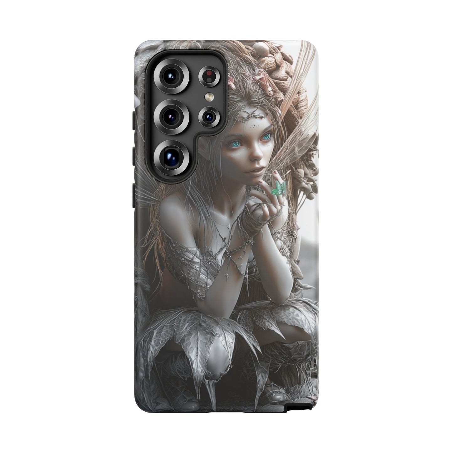 Fantasy Phone Case with Enchanted Fairy Design, Phone Cover, Magical Gift for Women, Boho Style, Nature Lovers, Unique Art