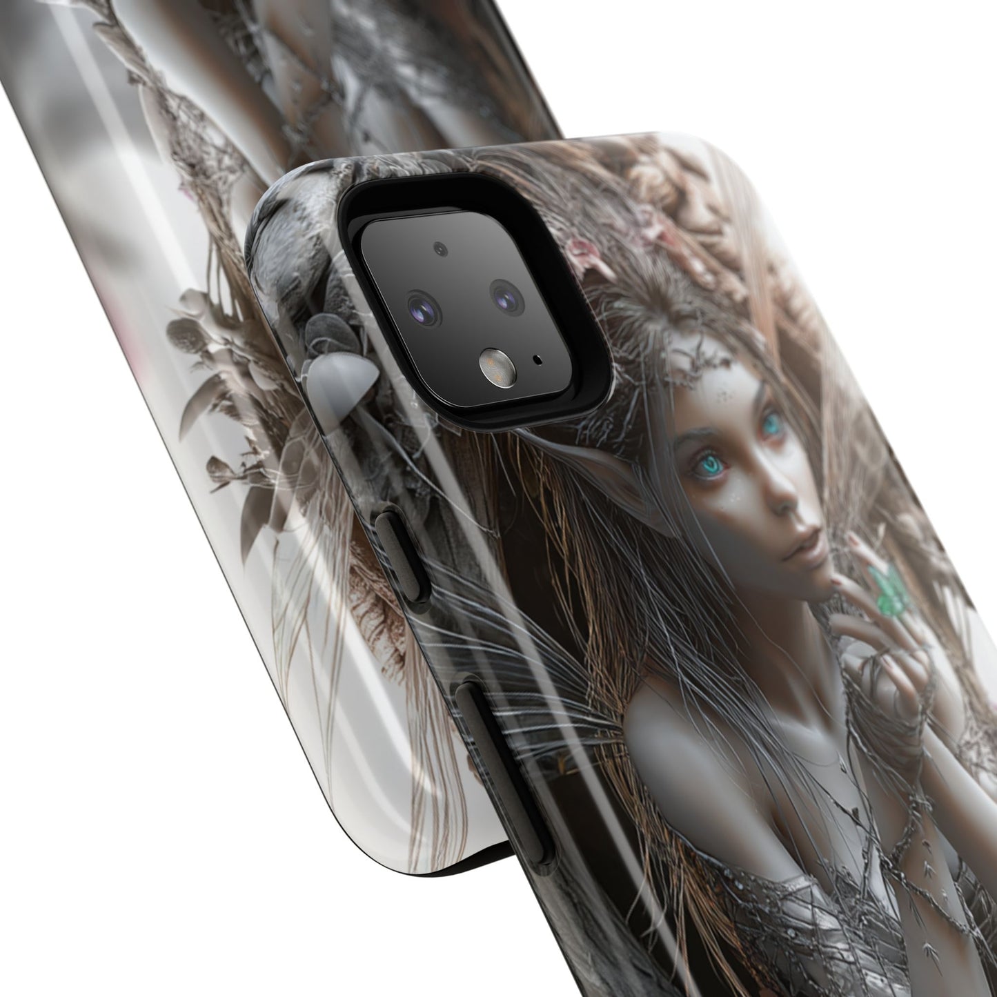 Fantasy Phone Case with Enchanted Fairy Design, Phone Cover, Magical Gift for Women, Boho Style, Nature Lovers, Unique Art