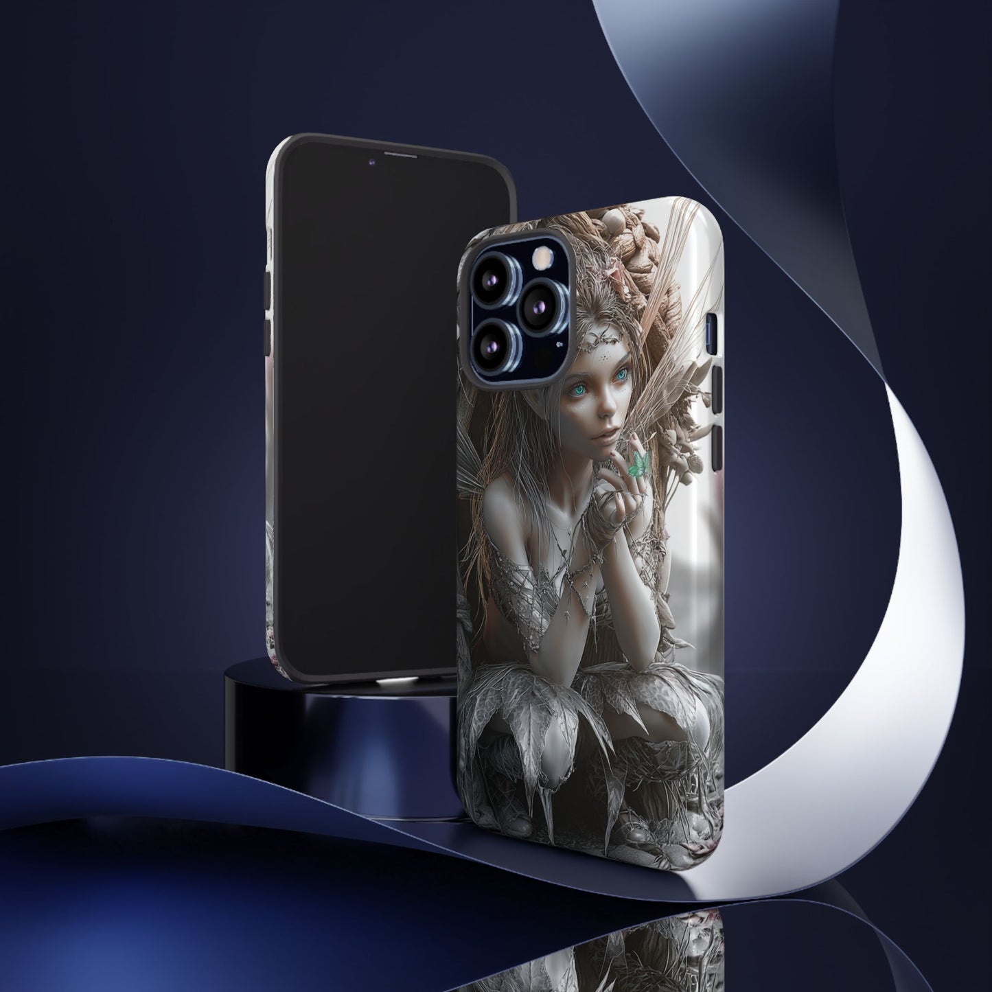 Fantasy Phone Case with Enchanted Fairy Design, Phone Cover, Magical Gift for Women, Boho Style, Nature Lovers, Unique Art