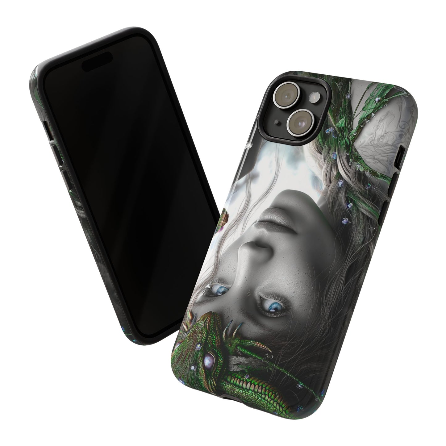 Phone Case with Enchanted Fairy Design, Phone Cover, Magical Gift for Women, Boho Style, Nature Lovers, Unique Art