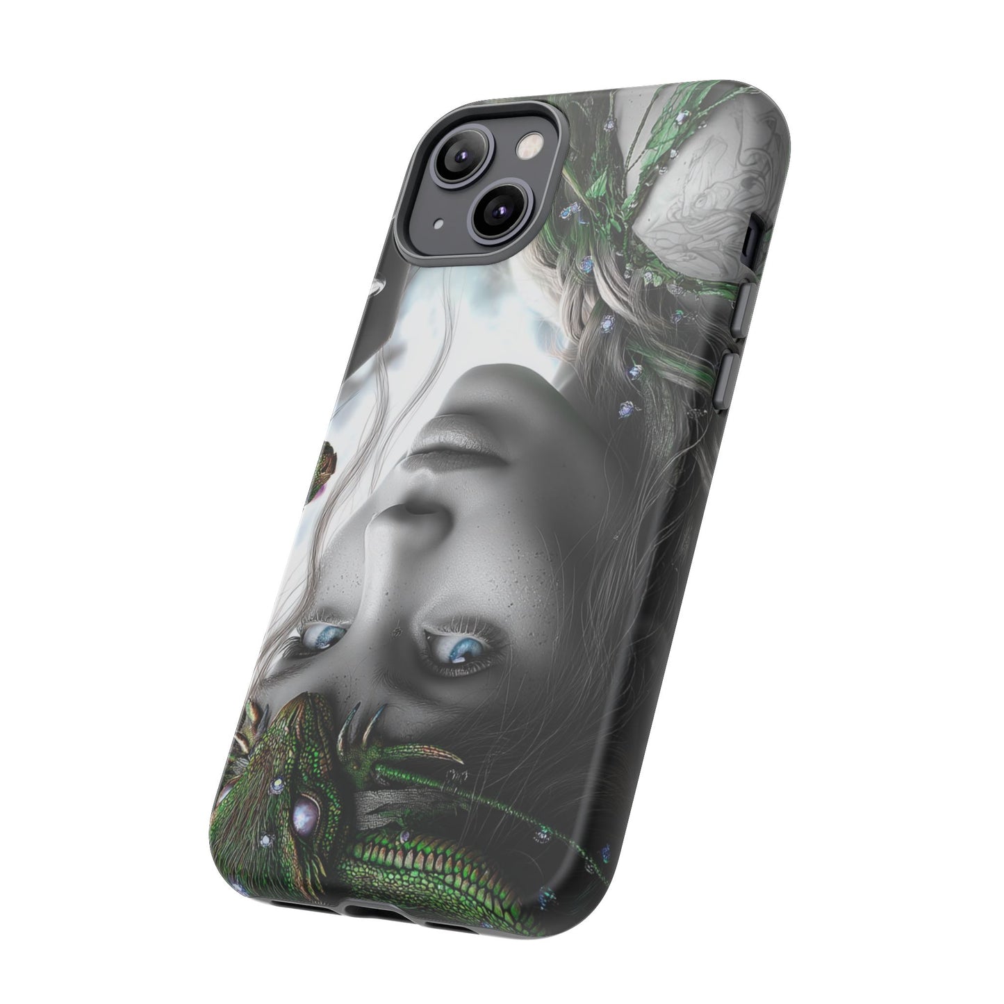Phone Case with Enchanted Fairy Design, Phone Cover, Magical Gift for Women, Boho Style, Nature Lovers, Unique Art