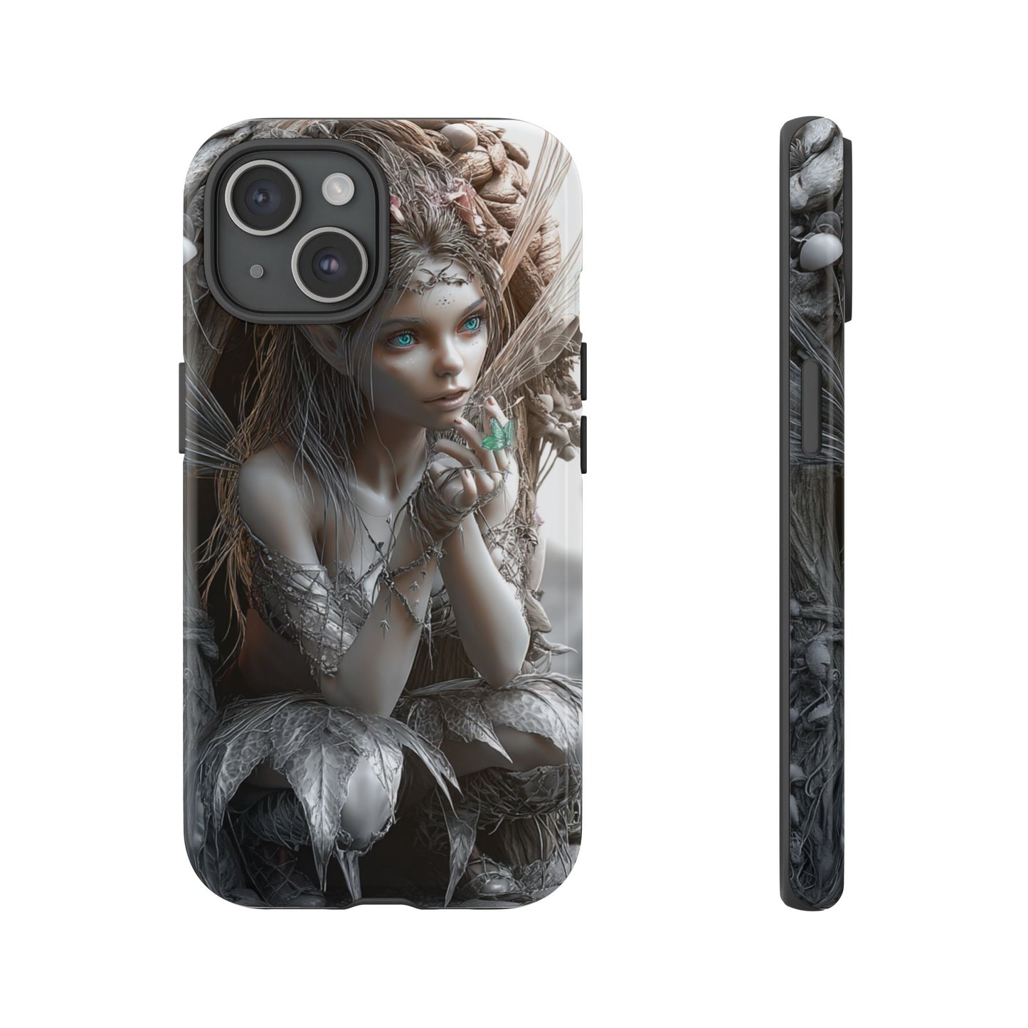 Fantasy Phone Case with Enchanted Fairy Design, Phone Cover, Magical Gift for Women, Boho Style, Nature Lovers, Unique Art