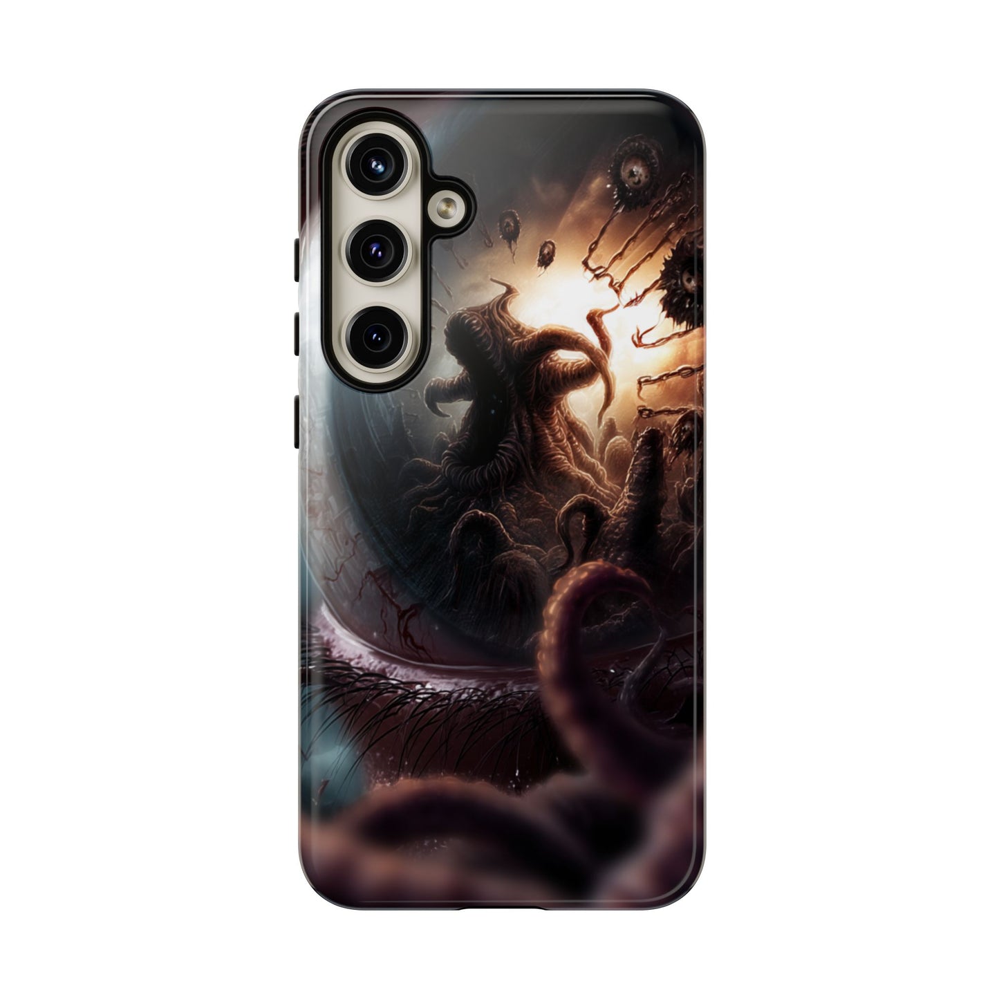 Phone Case: Cosmic Horror Design, Tough Phone Case, Unique Tech Accessory, Gifts for Sci-Fi Lovers, Halloween Decor