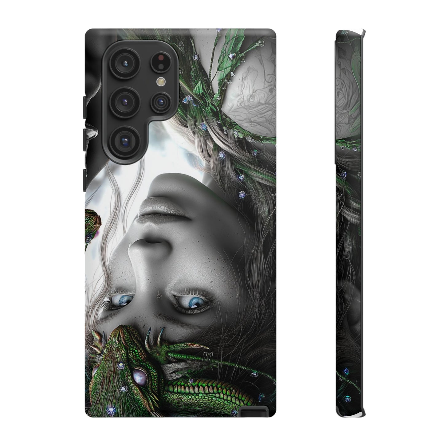 Phone Case with Enchanted Fairy Design, Phone Cover, Magical Gift for Women, Boho Style, Nature Lovers, Unique Art