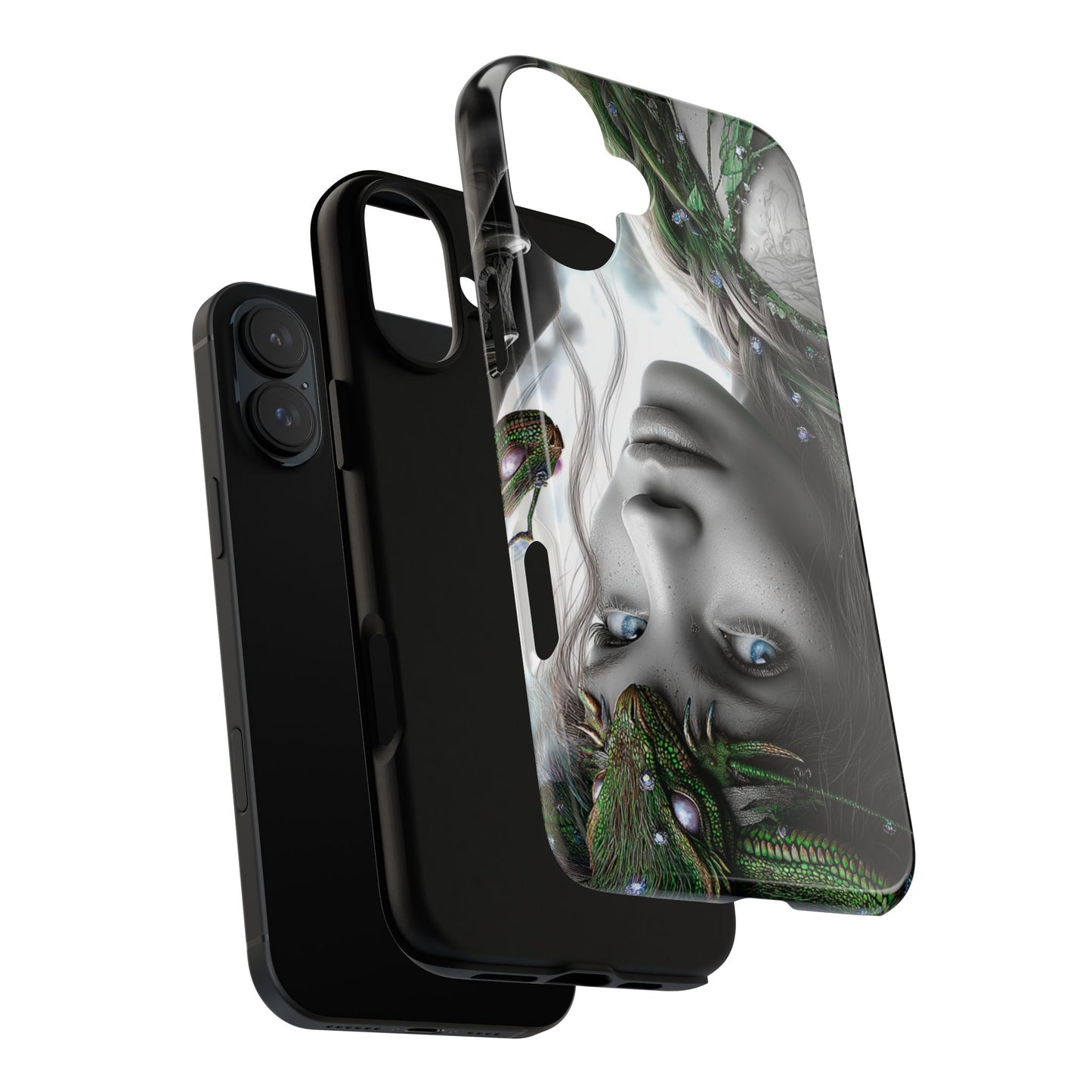 Phone Case with Enchanted Fairy Design, Phone Cover, Magical Gift for Women, Boho Style, Nature Lovers, Unique Art