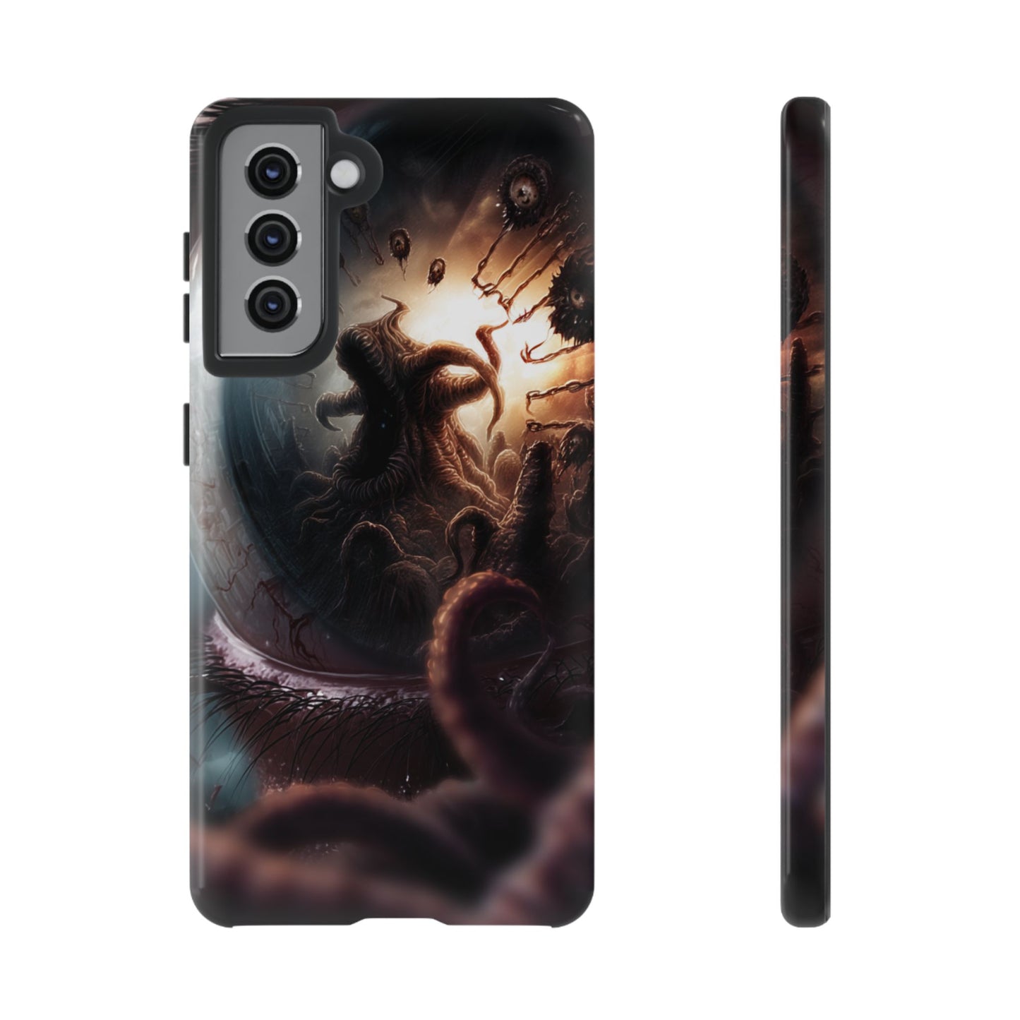 Phone Case: Cosmic Horror Design, Tough Phone Case, Unique Tech Accessory, Gifts for Sci-Fi Lovers, Halloween Decor