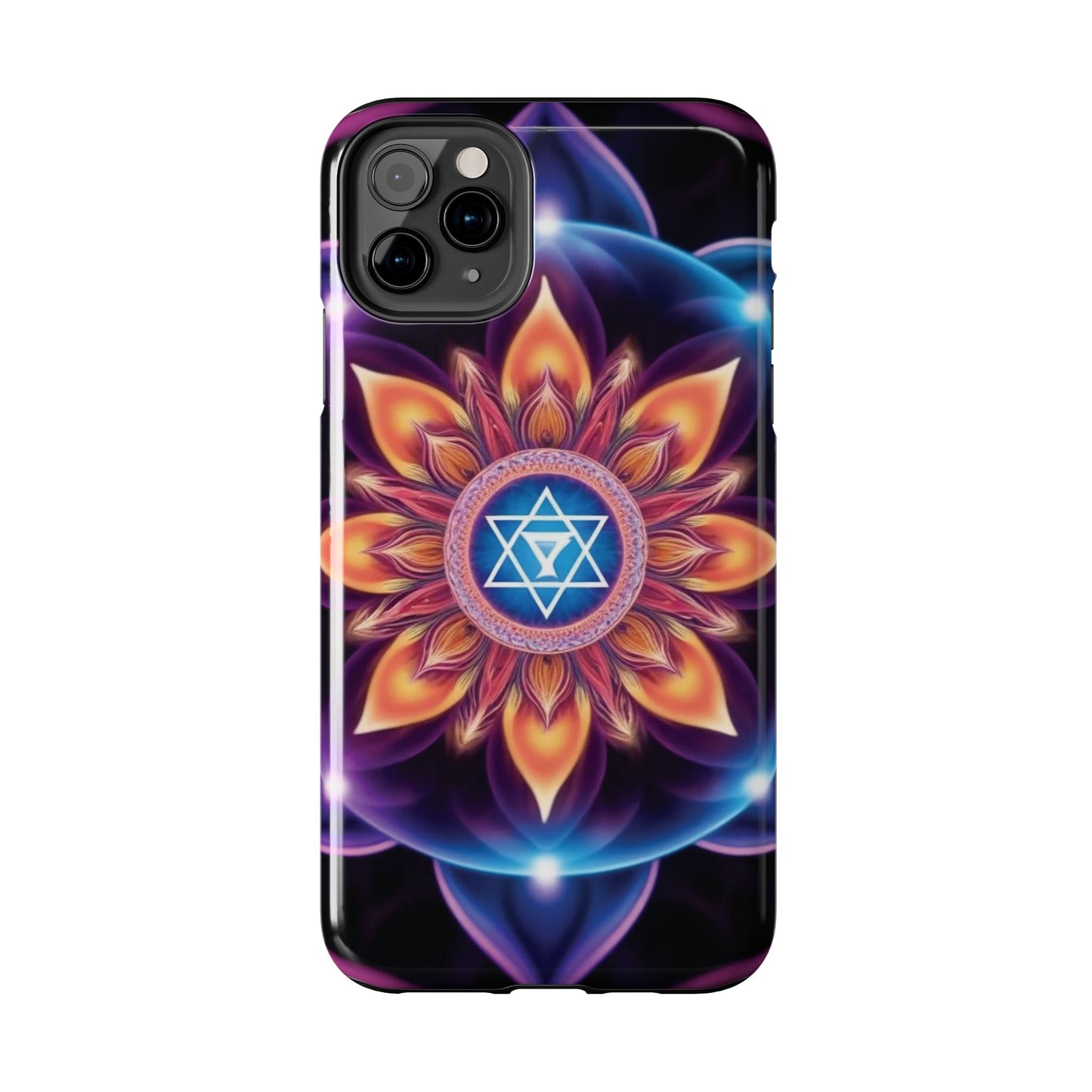 Bohemian Mandala Tough Phone Case | Vibrant Art Design, Protective Cover, Gift for Her, Spiritual Decor, Trendy Phone Accessory