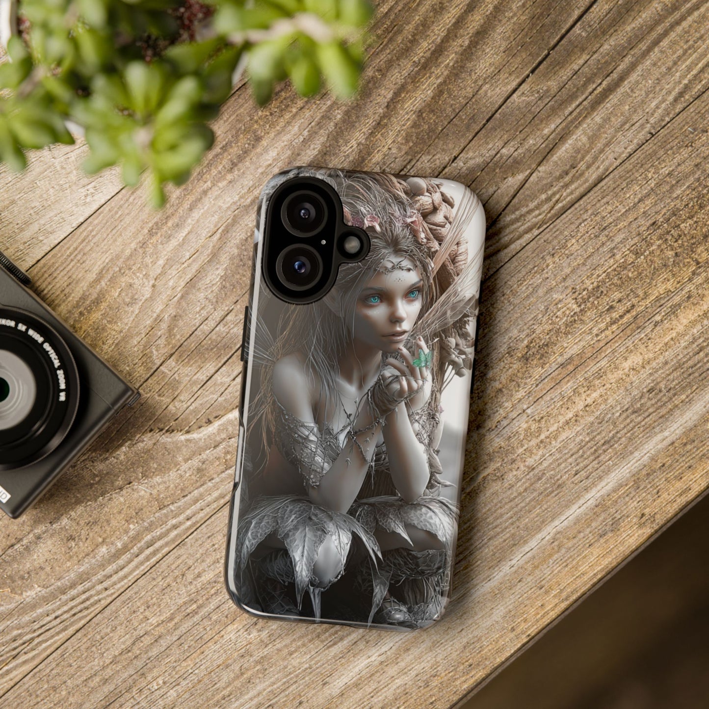 Fantasy Phone Case with Enchanted Fairy Design, Phone Cover, Magical Gift for Women, Boho Style, Nature Lovers, Unique Art