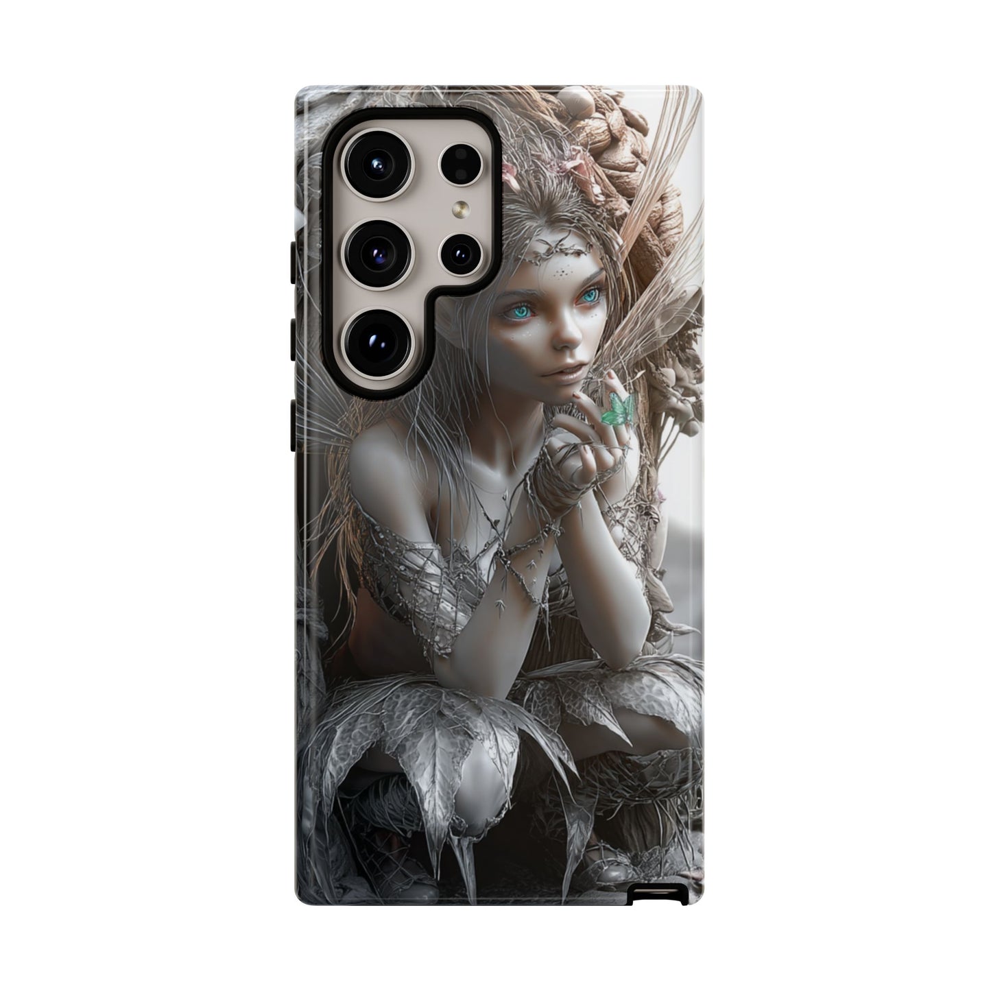 Fantasy Phone Case with Enchanted Fairy Design, Phone Cover, Magical Gift for Women, Boho Style, Nature Lovers, Unique Art