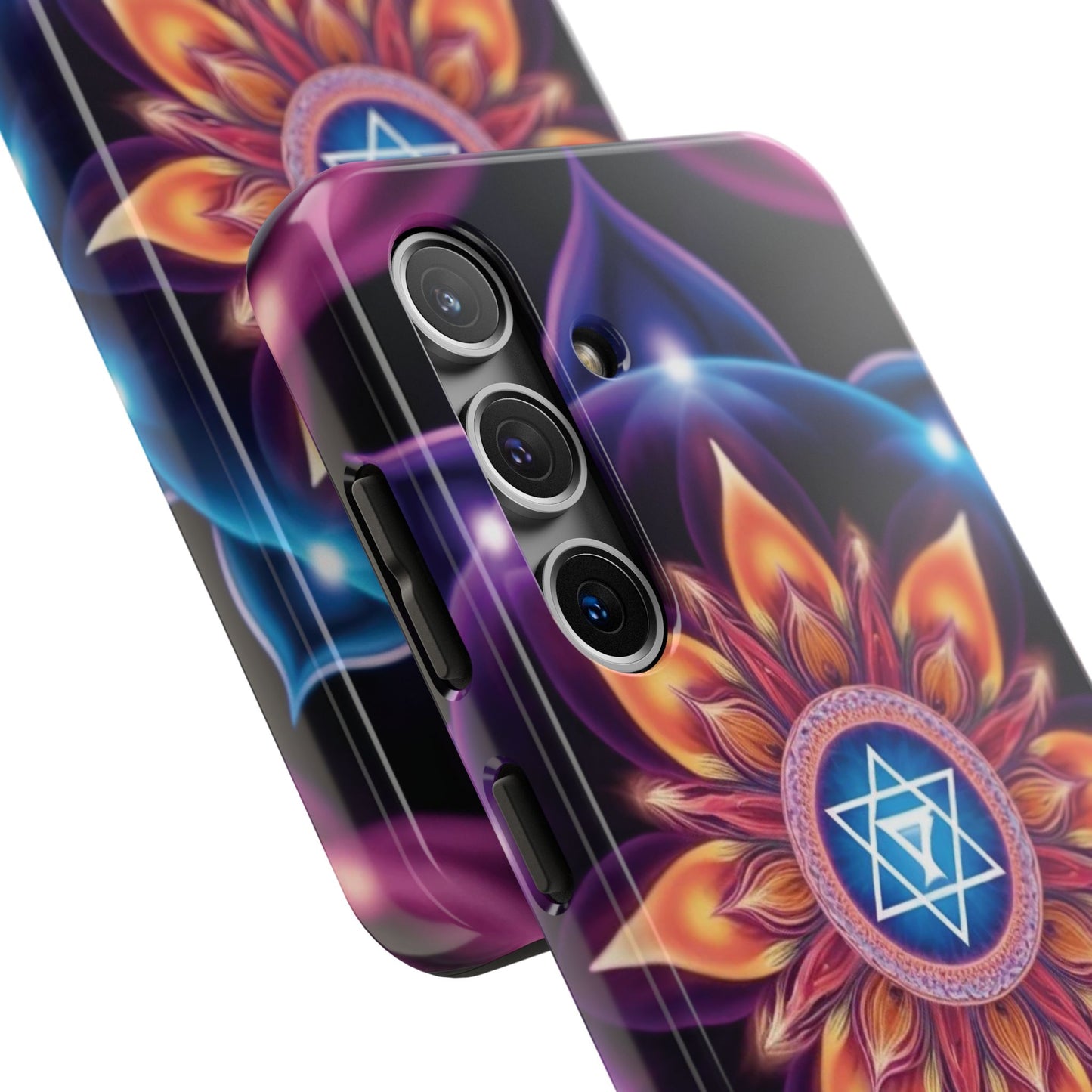 Bohemian Mandala Tough Phone Case | Vibrant Art Design, Protective Cover, Gift for Her, Spiritual Decor, Trendy Phone Accessory