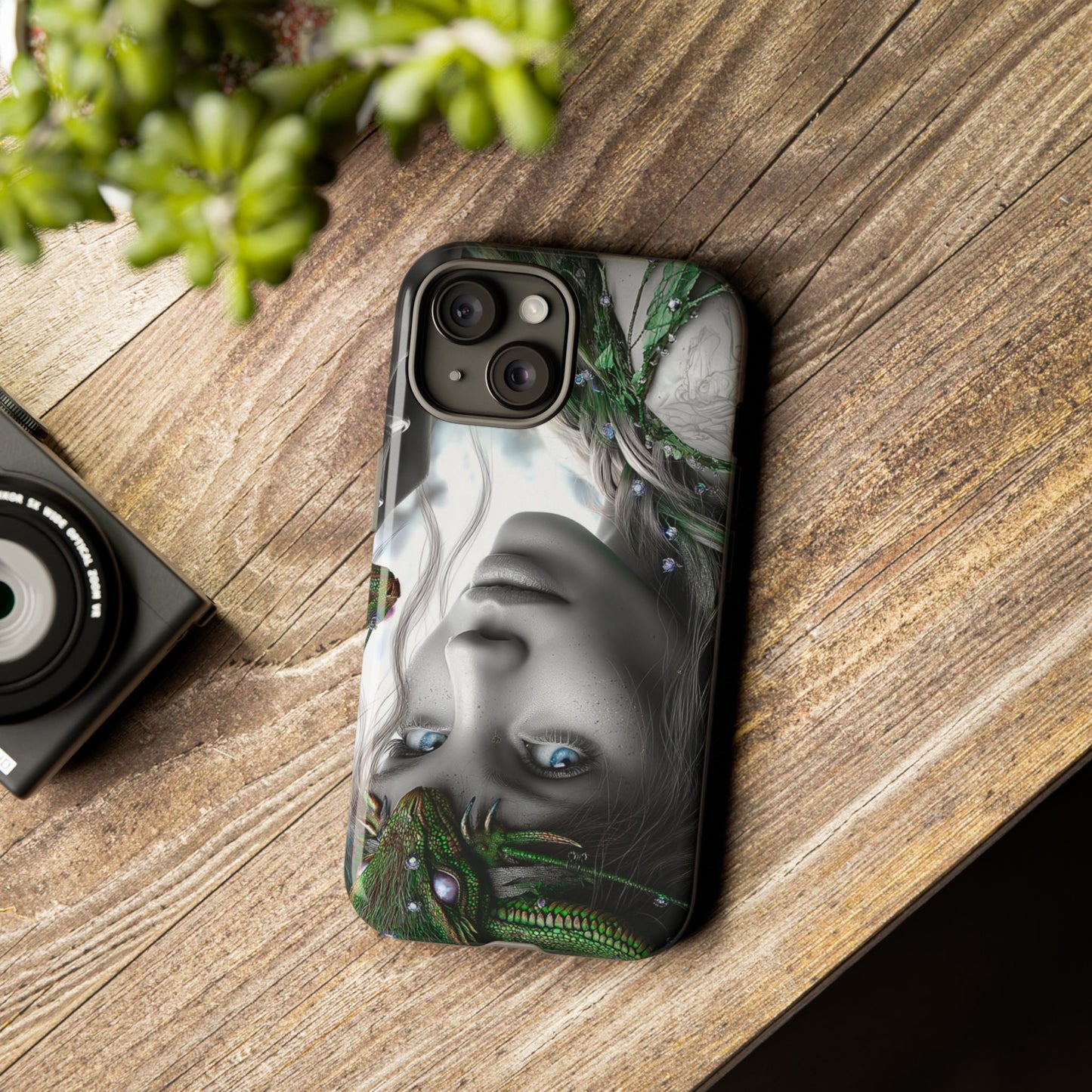 Phone Case with Enchanted Fairy Design, Phone Cover, Magical Gift for Women, Boho Style, Nature Lovers, Unique Art