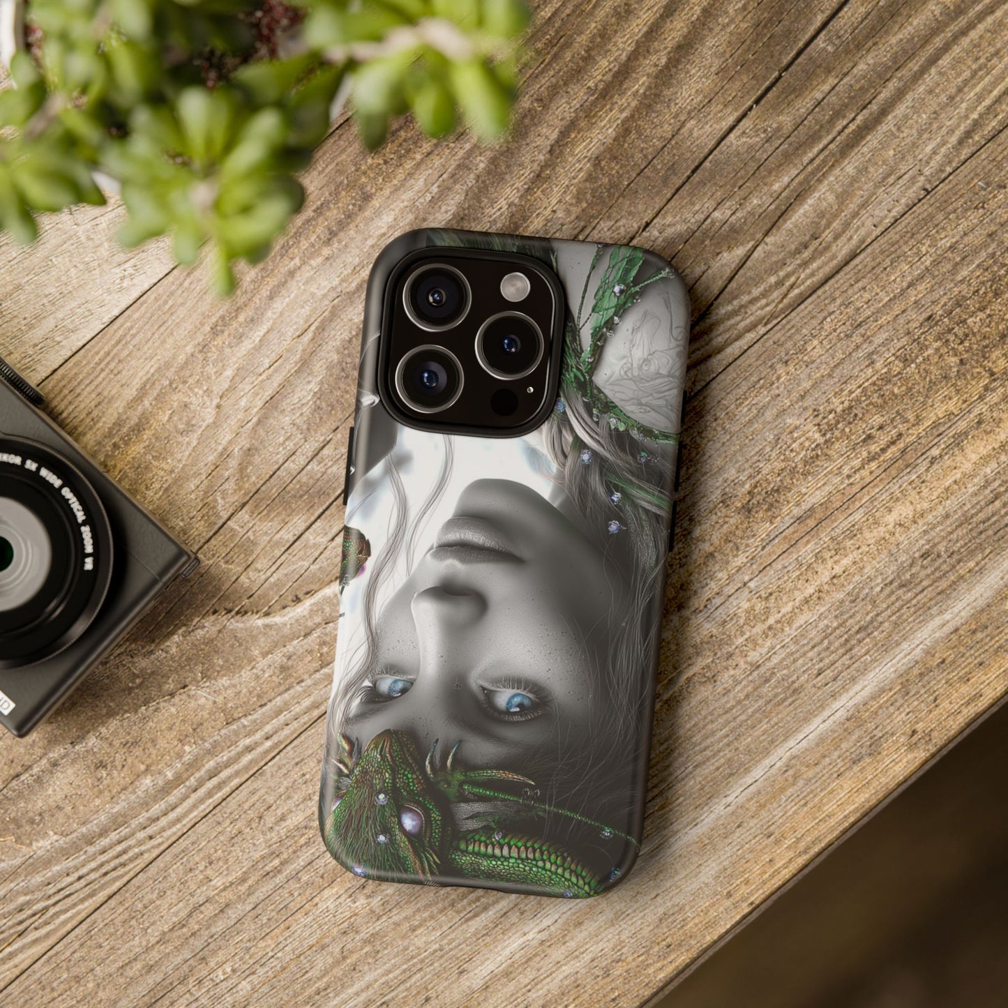Phone Case with Enchanted Fairy Design, Phone Cover, Magical Gift for Women, Boho Style, Nature Lovers, Unique Art