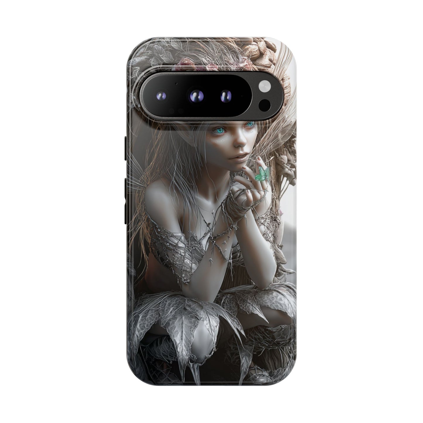 Fantasy Phone Case with Enchanted Fairy Design, Phone Cover, Magical Gift for Women, Boho Style, Nature Lovers, Unique Art