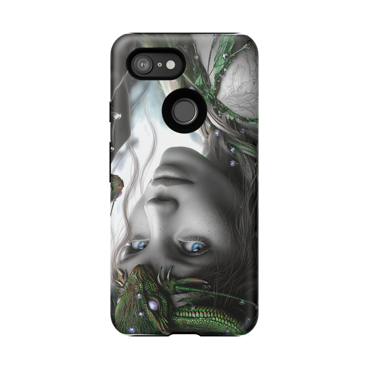 Phone Case with Enchanted Fairy Design, Phone Cover, Magical Gift for Women, Boho Style, Nature Lovers, Unique Art