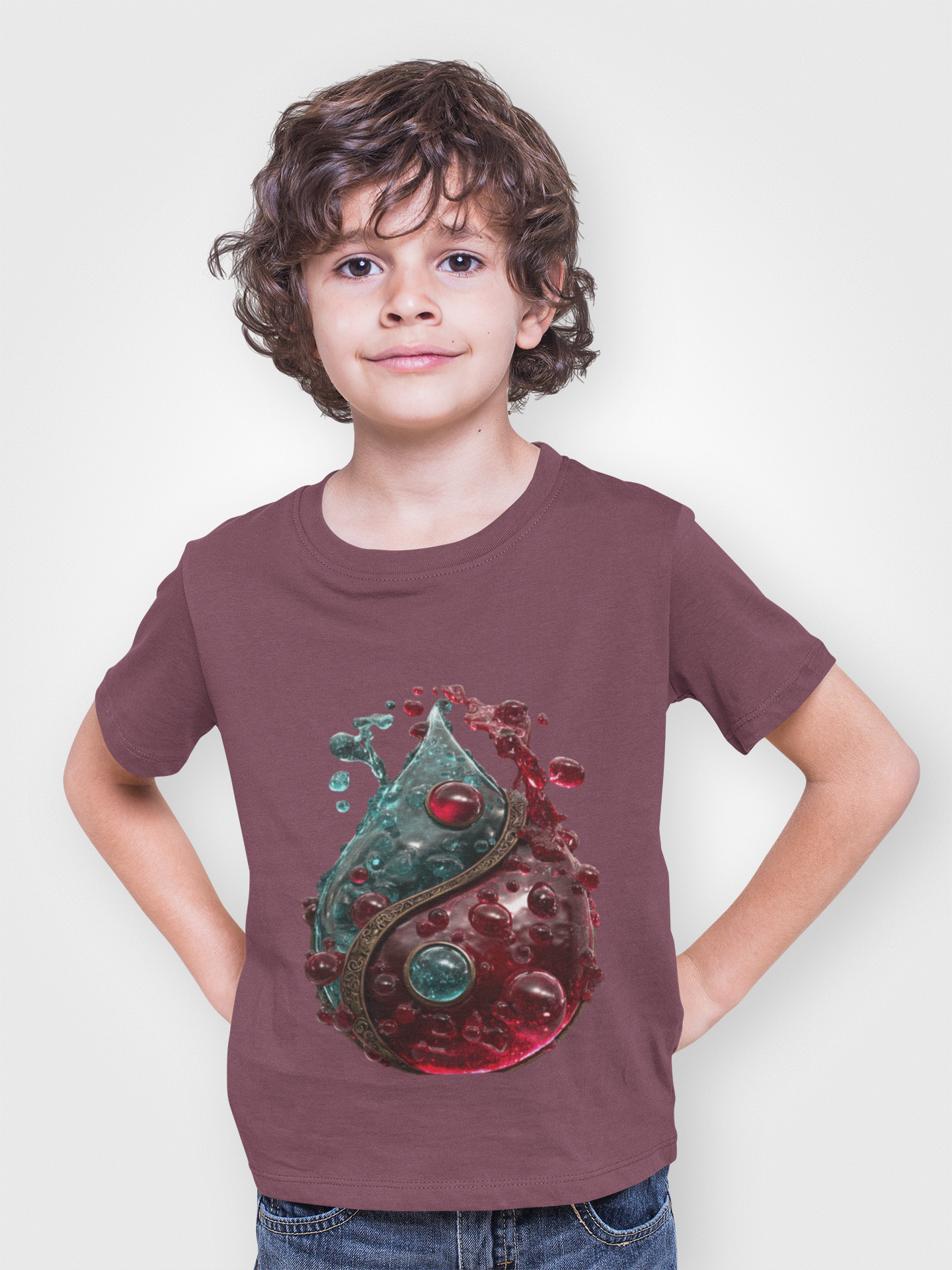 Blood Yin & Yang Unisex Softstyle T-Shirt, Gothic Tee, Dark Grunge Shirt, Alternative Clothing, Emo Top