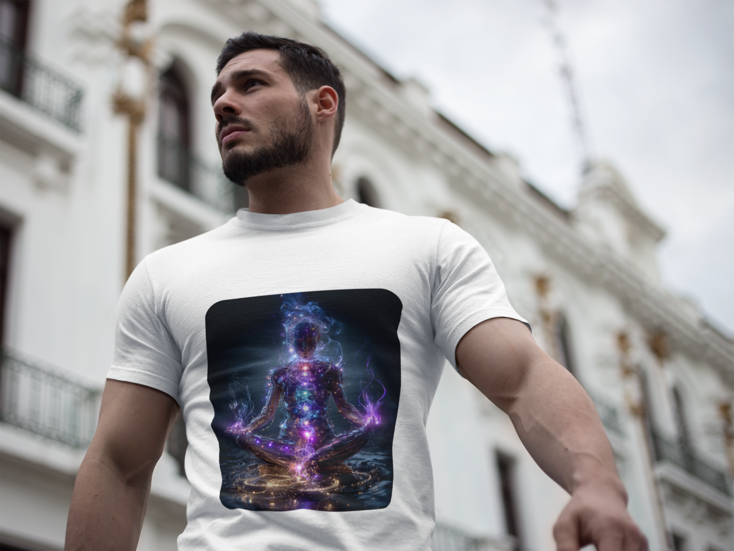 Chakras T-Shirt, Energy Healing Tee, Spiritual Top, Meditation Shirt, Yoga Clothing, Reiki Apparel